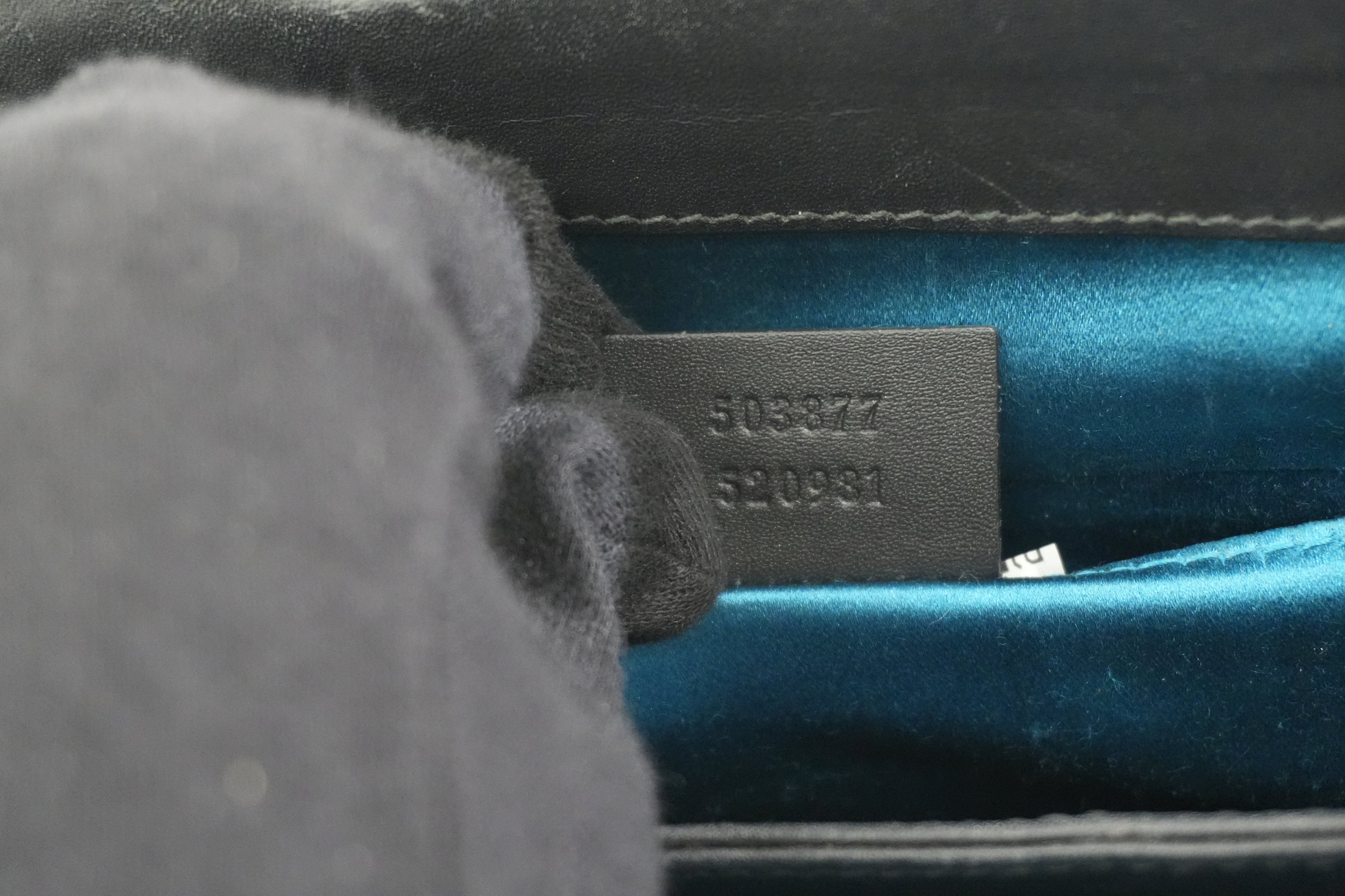 Pre-owned Gucci Suede Leather Chain Shoulder Bag Brown