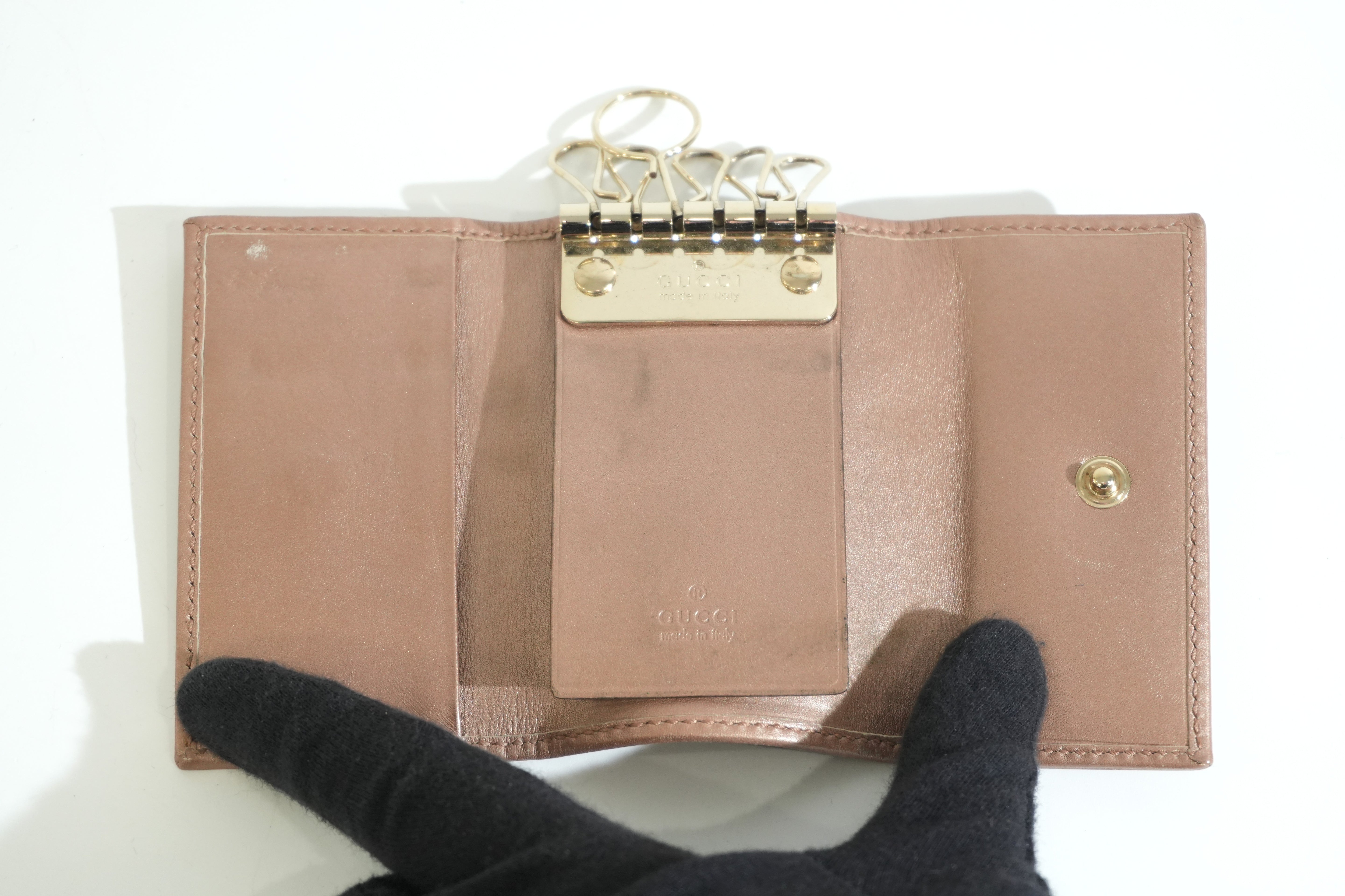 Pre-owned Gucci Key Case Holder Bundle of 4