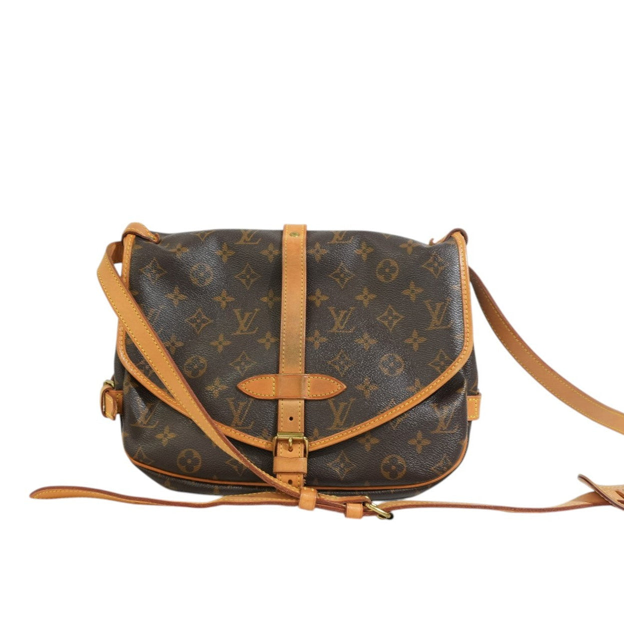 Pre-owned Louis Vuitton Monogram Saumur 30 Crossbody Bag