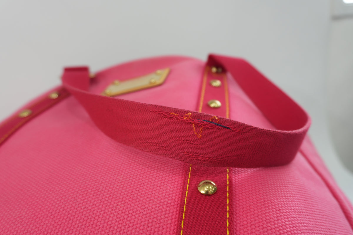 Pre-Owned Louis Vuitton Antigue Cabas GM Tote Bag Pink