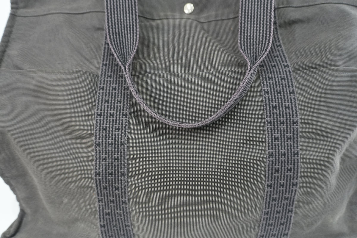 Pre-Owned Hermes Herline TGM Tote Bag Gray