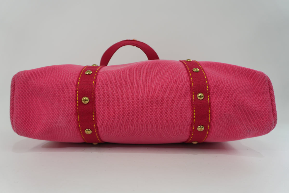 Pre-Owned Louis Vuitton Antigue Cabas GM Tote Bag Pink