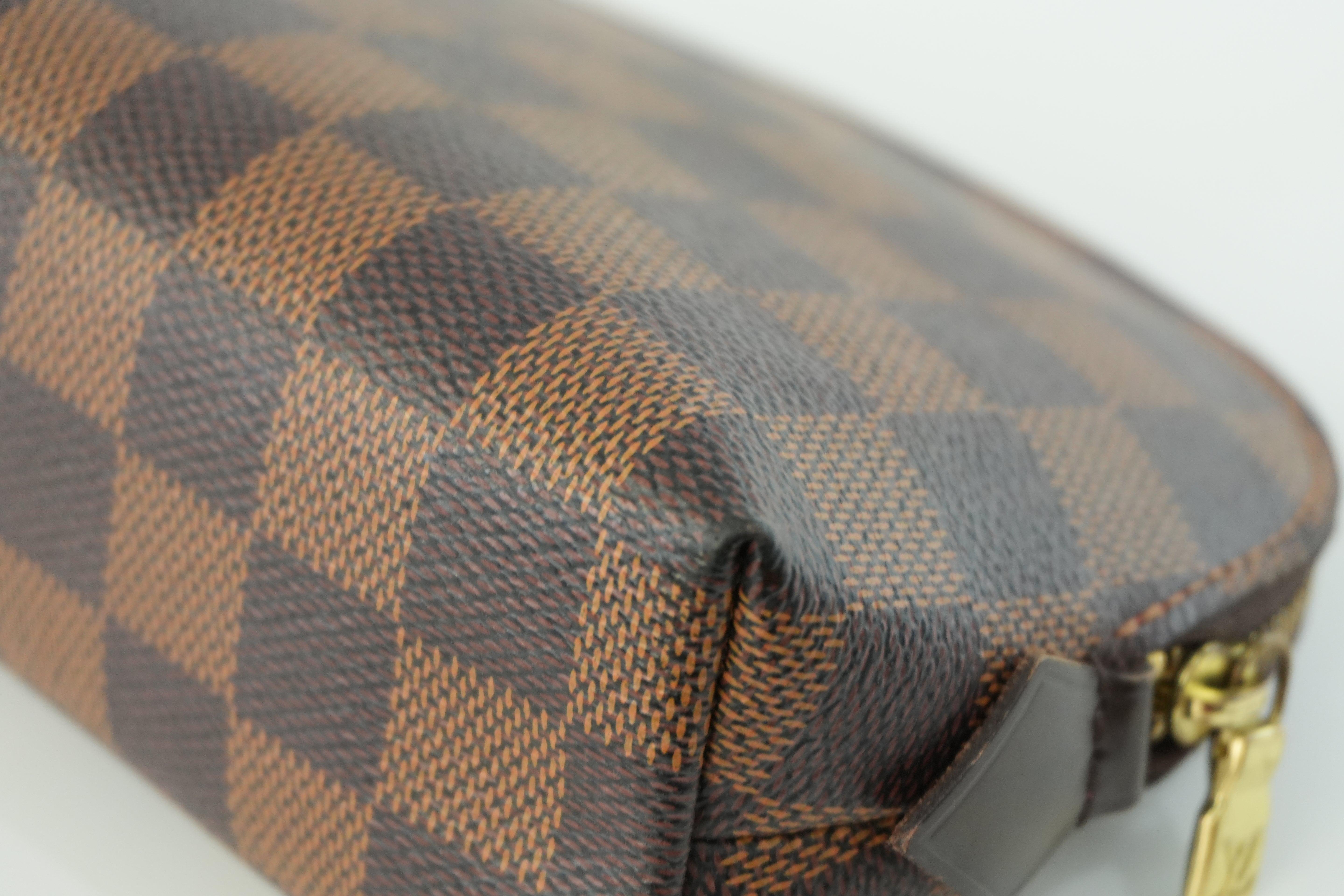 Louis Vuitton Damier Ebene Cosmetic Pouch Used