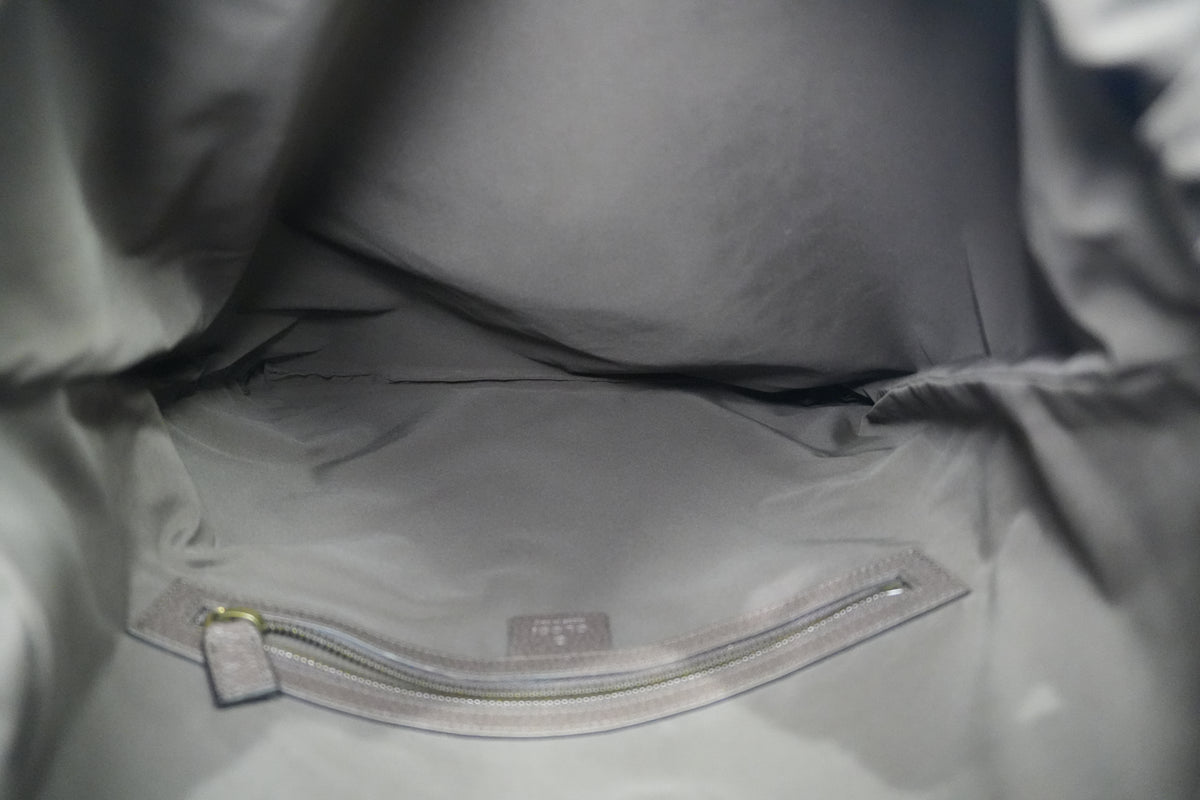 Pre-Owned Gucci GG Supreme Neo Vintage Drawstring Backpack Brown