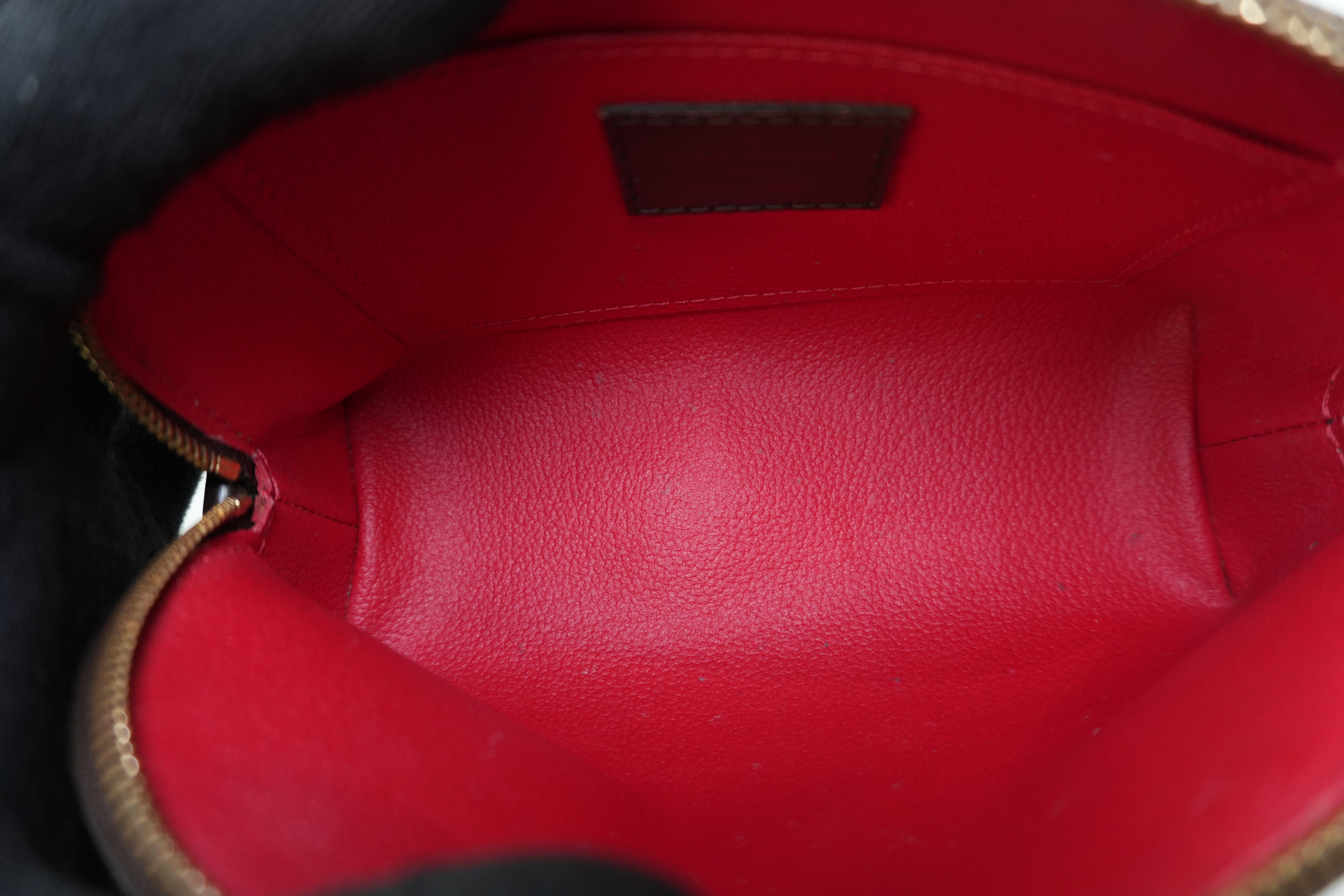 Louis Vuitton Damier Ebene Cosmetic Pouch Used