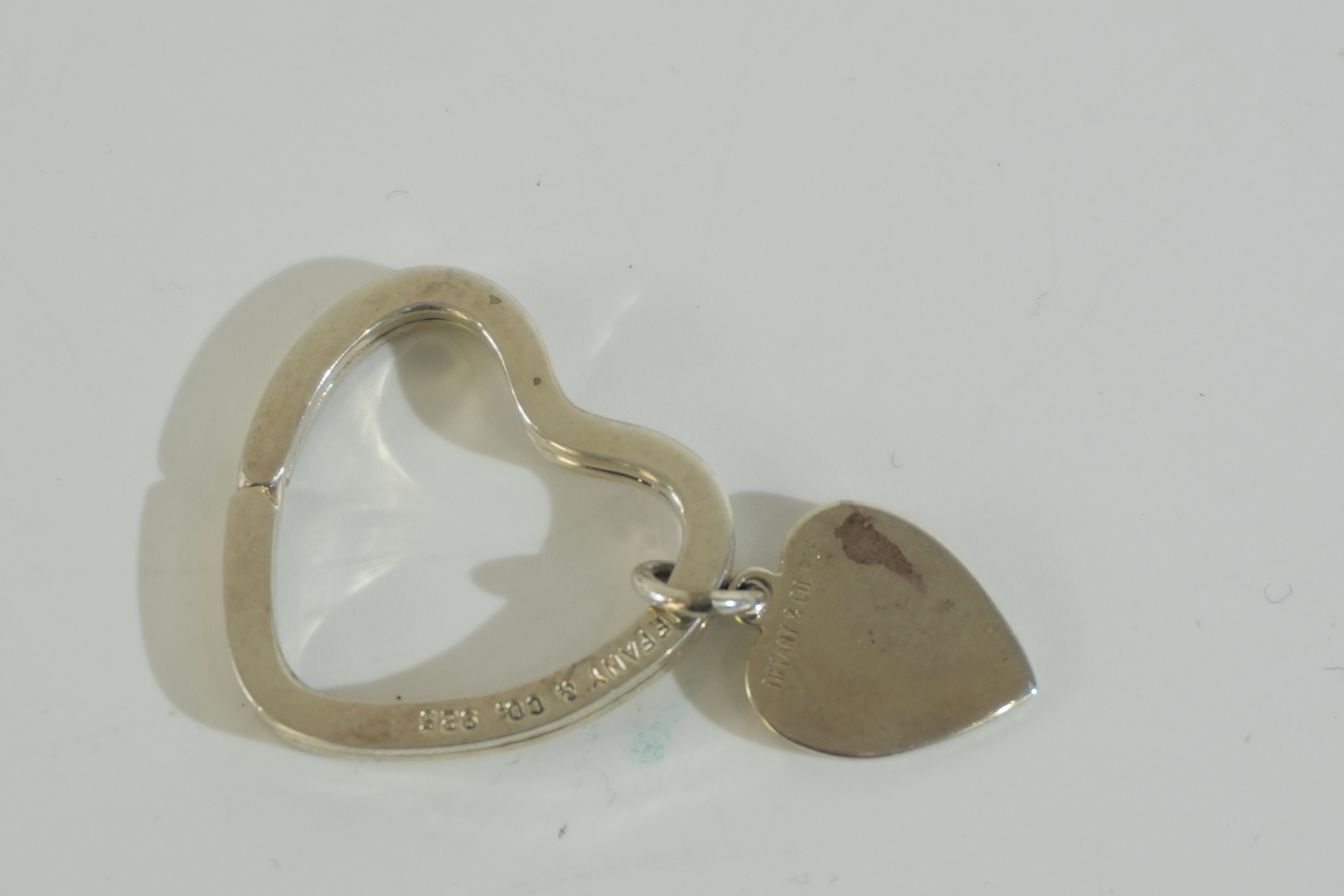 Pre-owned Tiffany and Co. Heart Key Holder