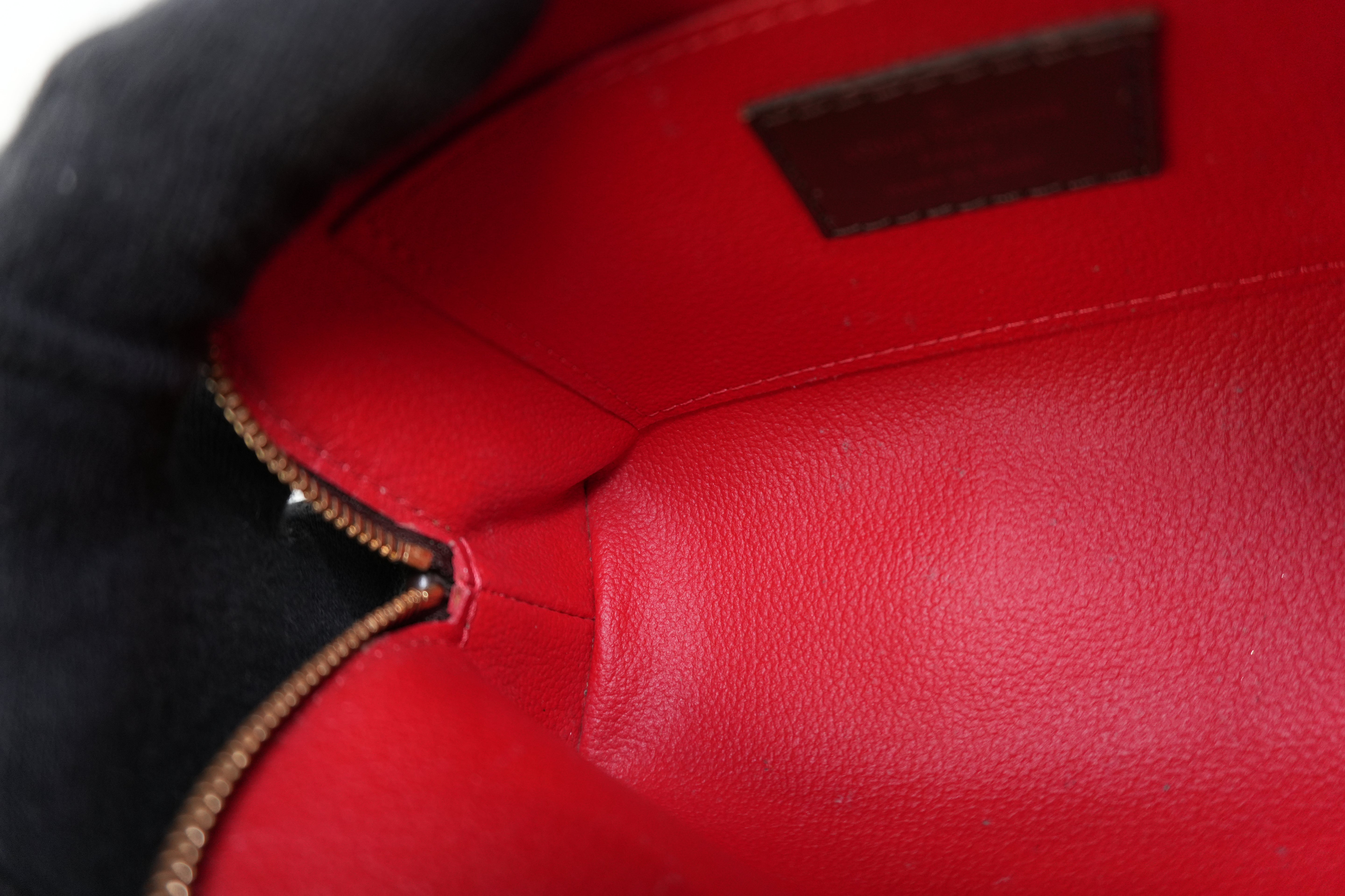 Louis Vuitton Damier Ebene Cosmetic Pouch Used