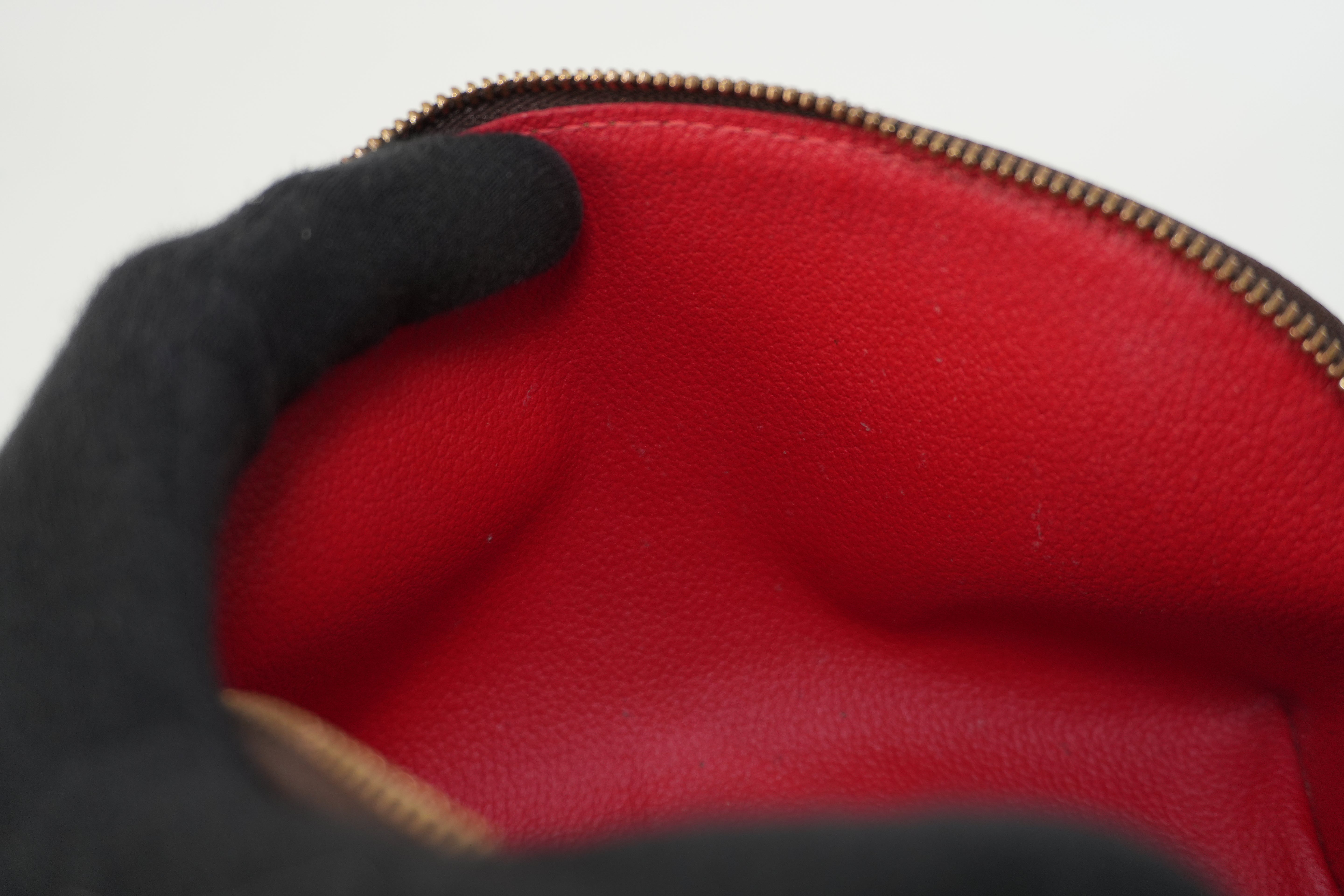 Louis Vuitton Damier Ebene Cosmetic Pouch Used