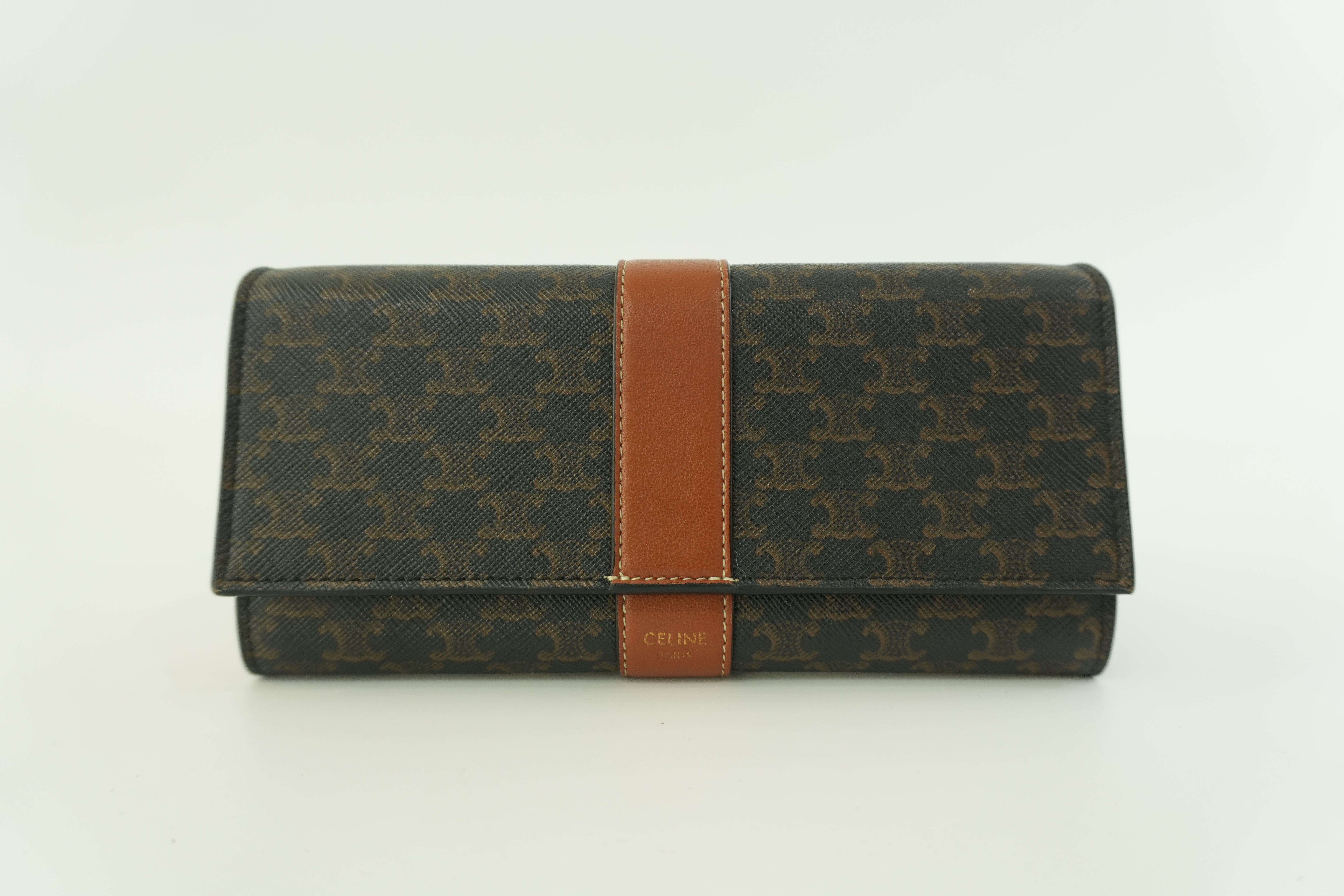 Celine Triumph Long Wallet Used