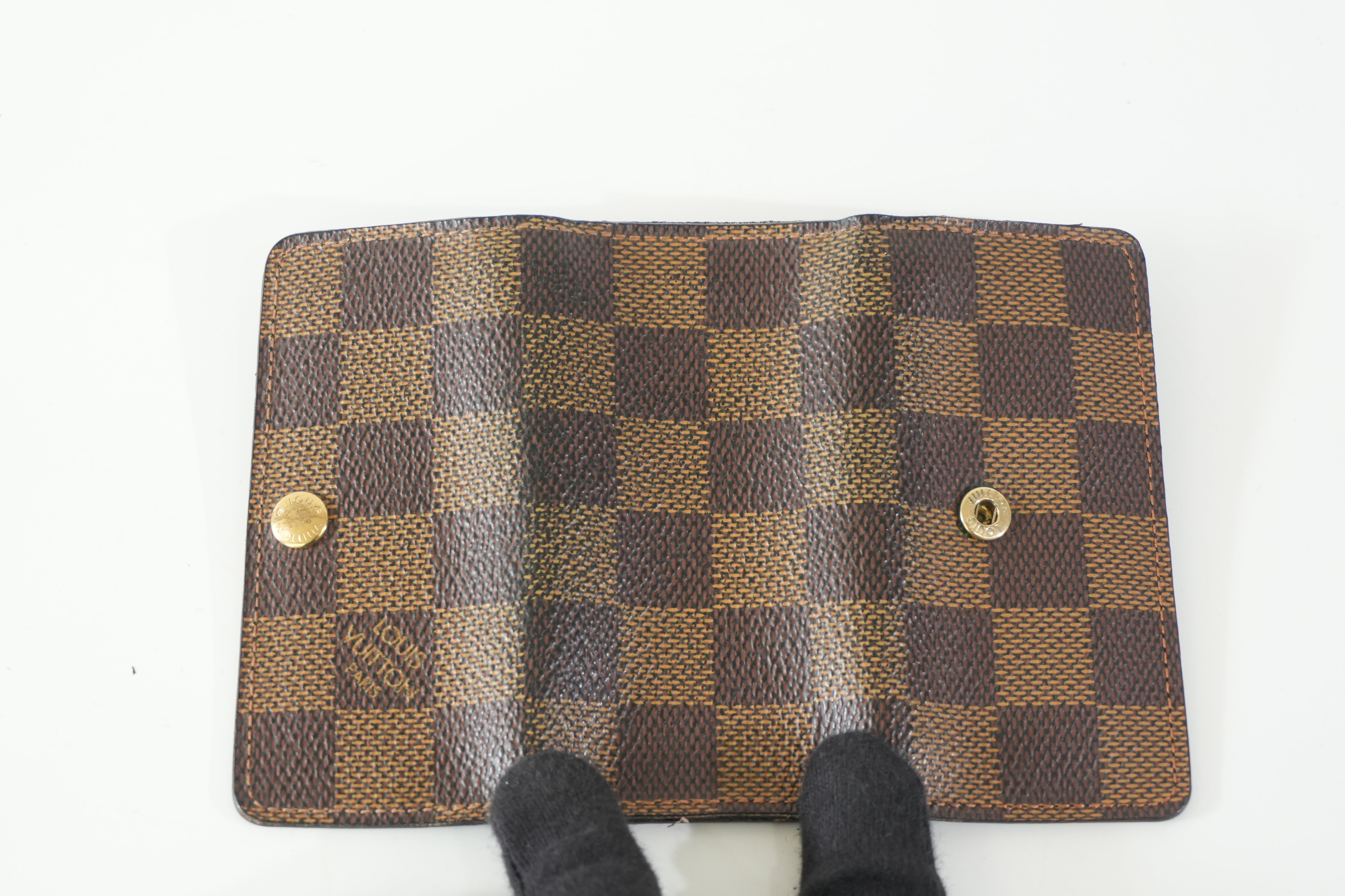 Pre-owned Louis Vuitton Damier Ebene Bundle (Multicles 4 and Cigarette/Lipstick Case)