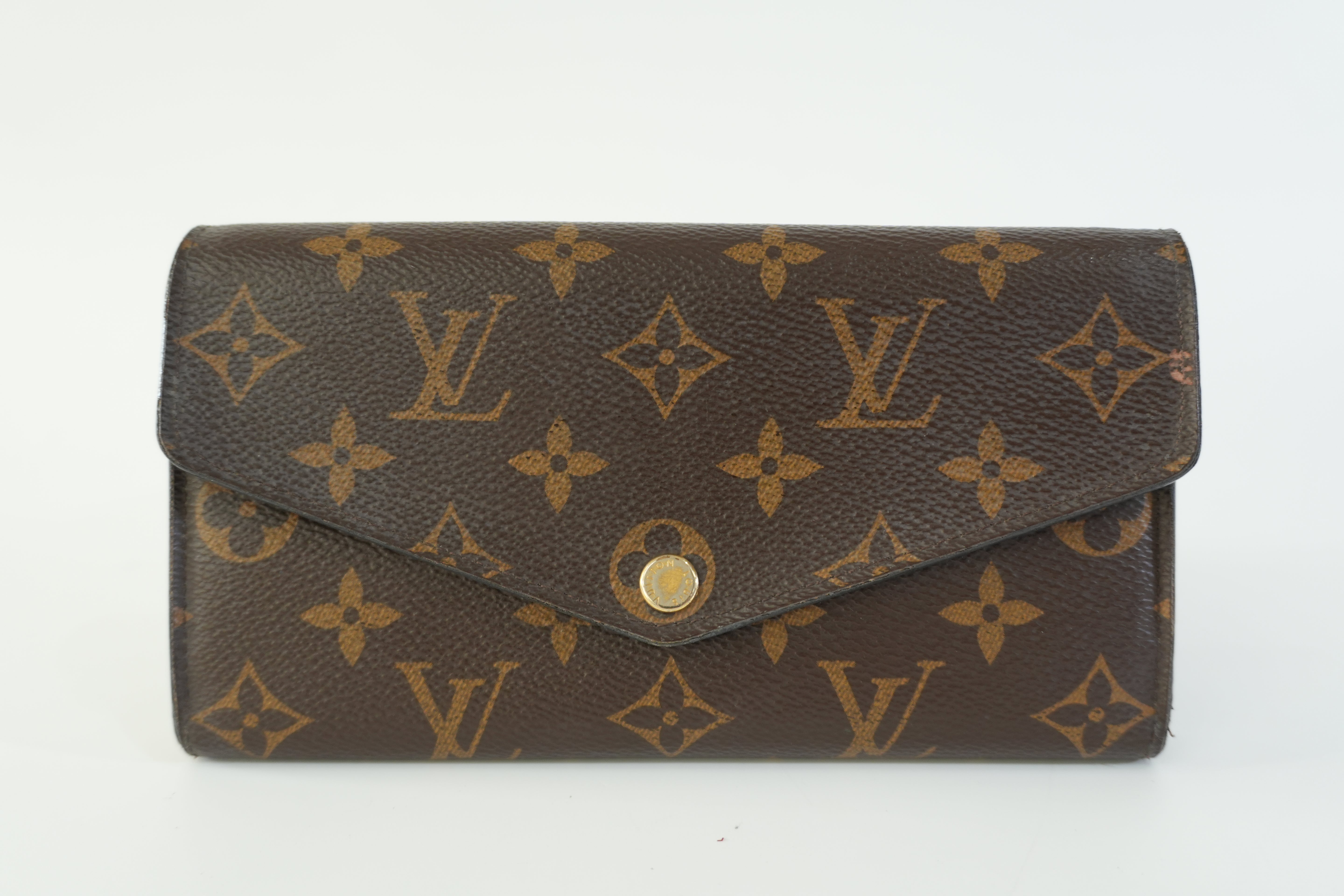 Pre-owned Louis Vuitton Monogram Sarah Wallet