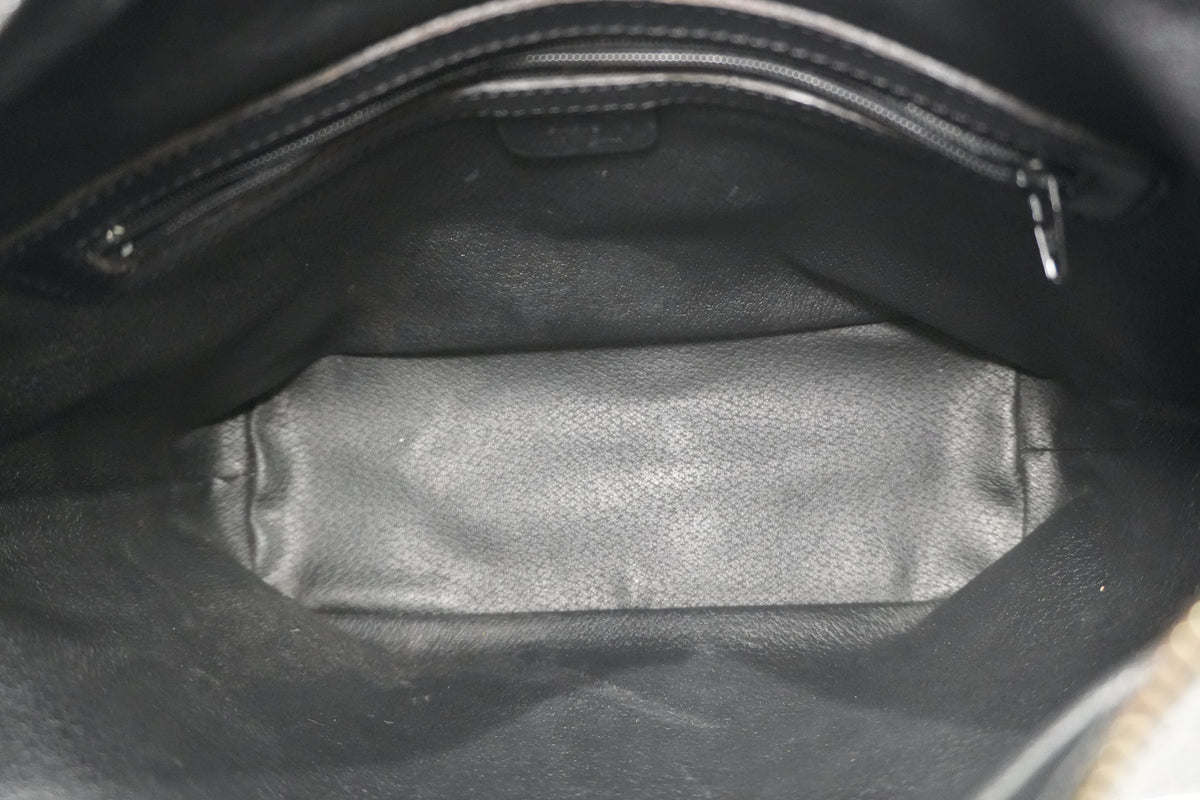 Pre-Owned Celine Macadam Shoulder Bag Black
