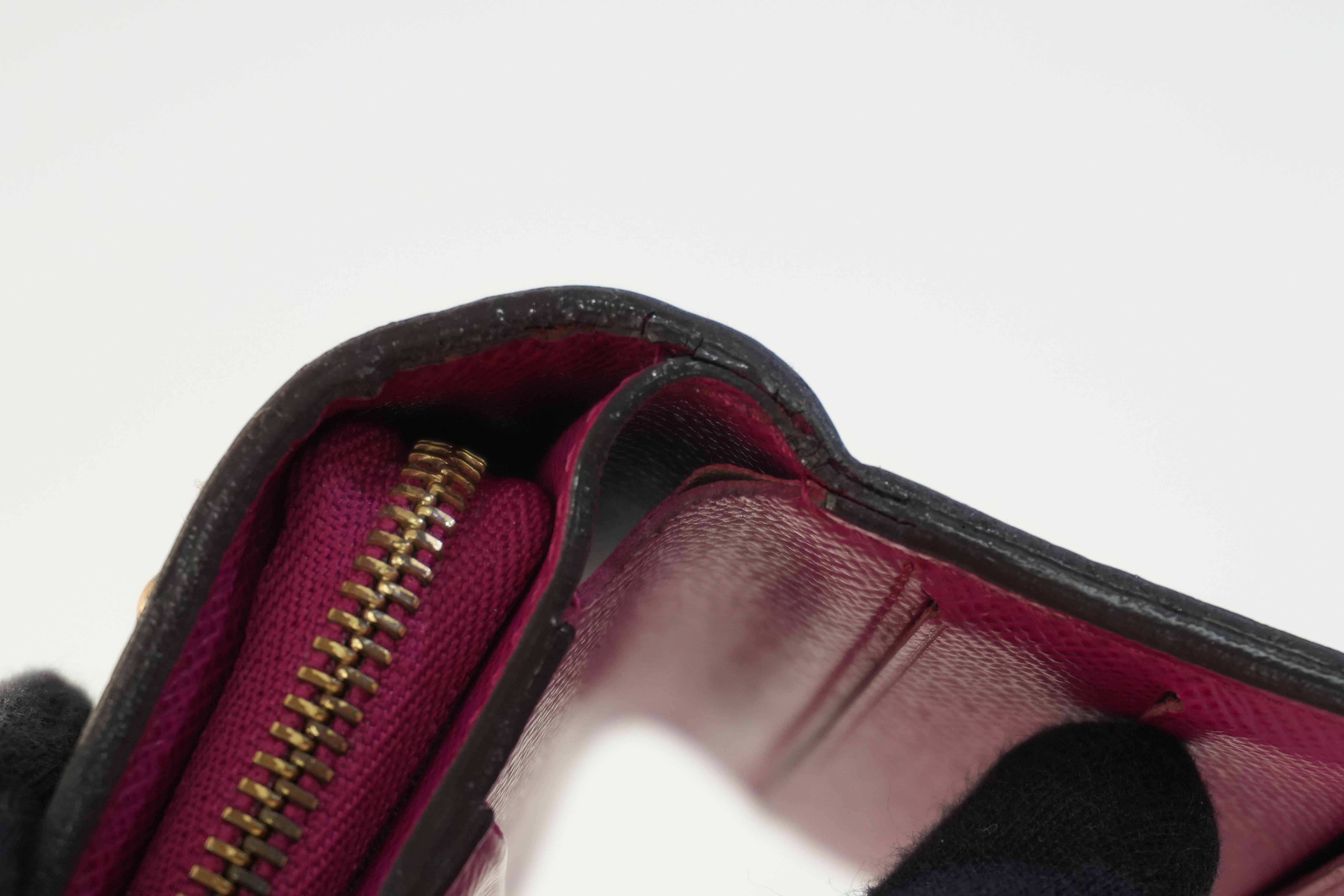 Pre-owned Louis Vuitton Monogram Perforated Compact Wallet