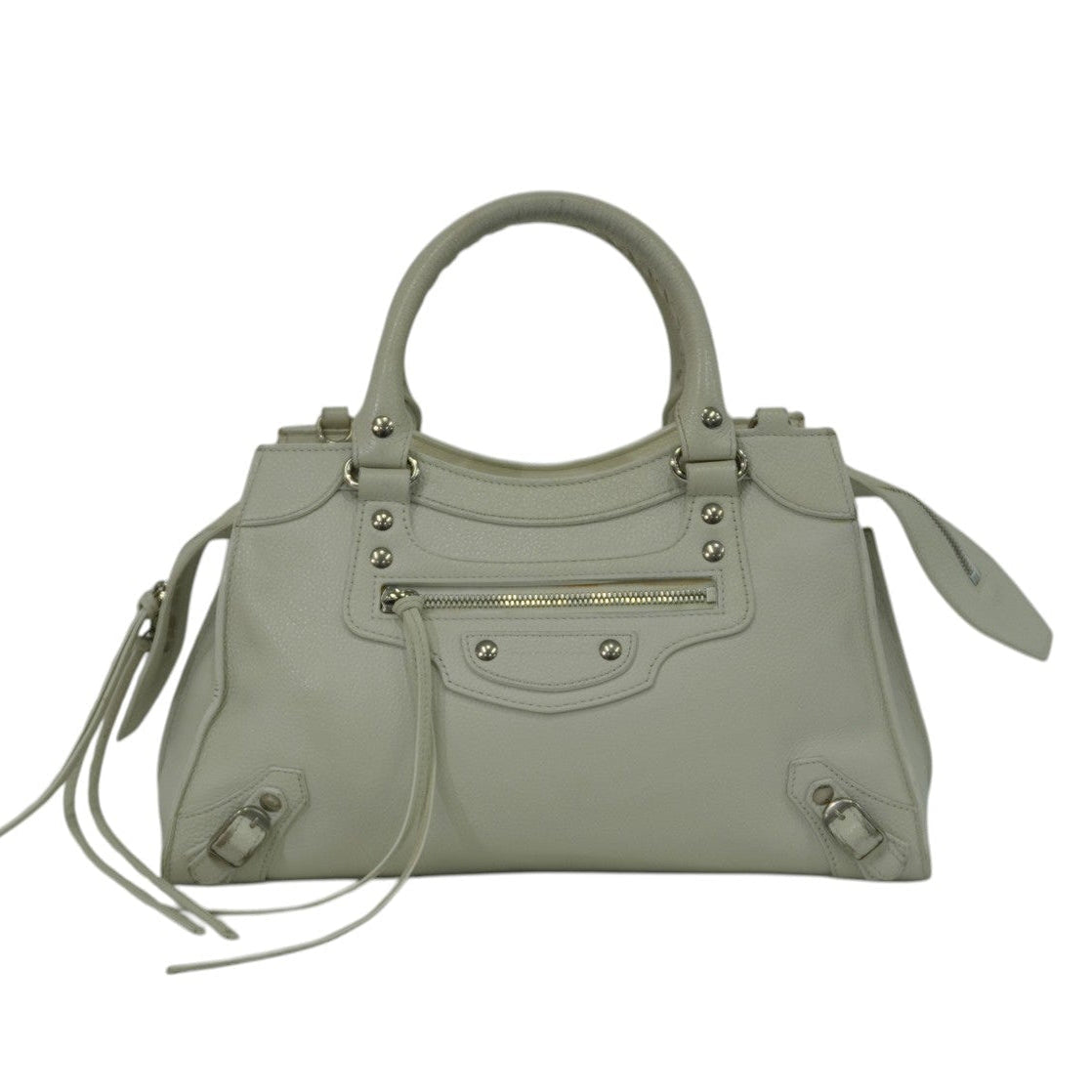 Pre-Owned Balenciaga Neo Classic City 2 Handbag White