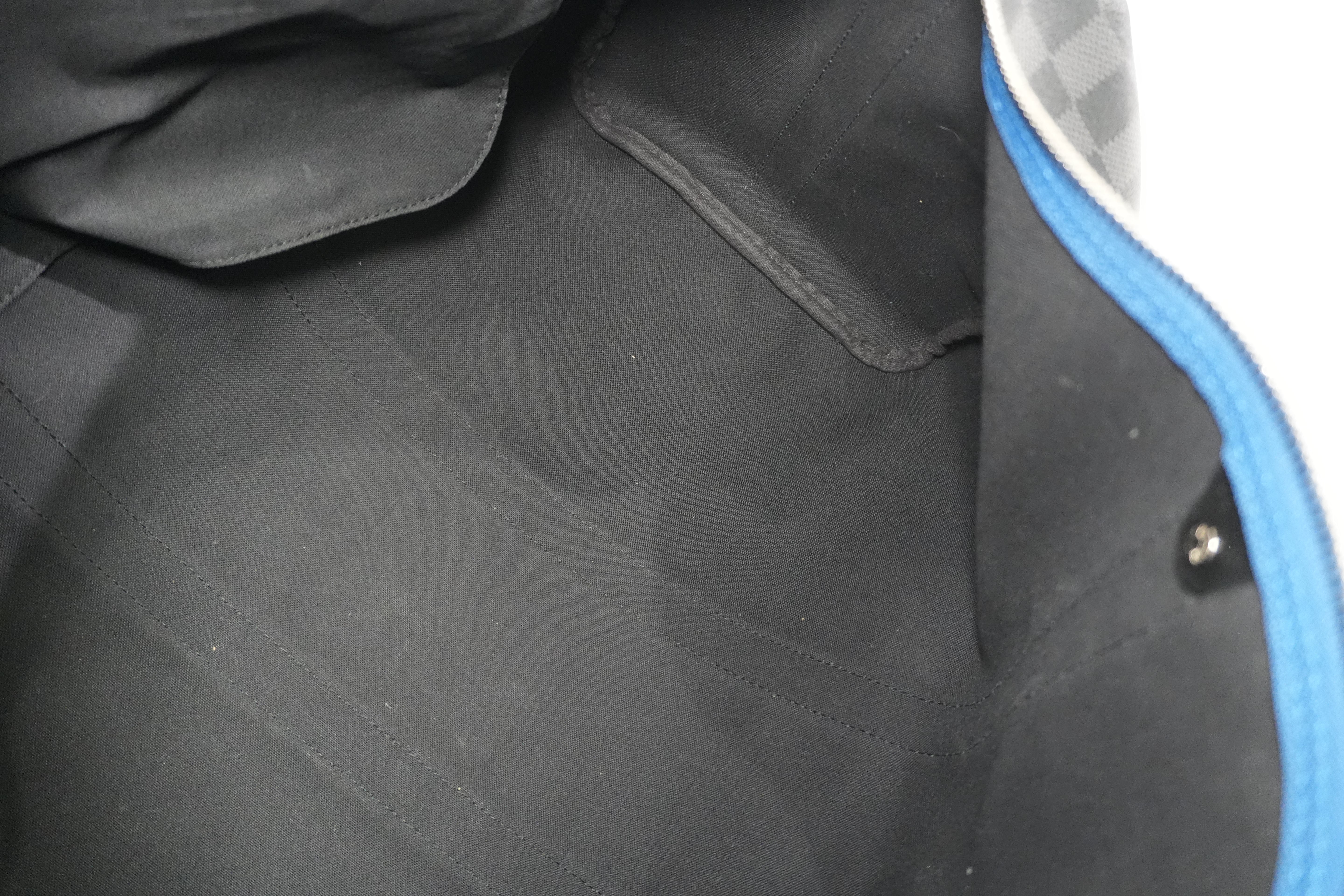 Pre-owned Louis Vuitton Damier Graphite Keepall Bandouliere 45