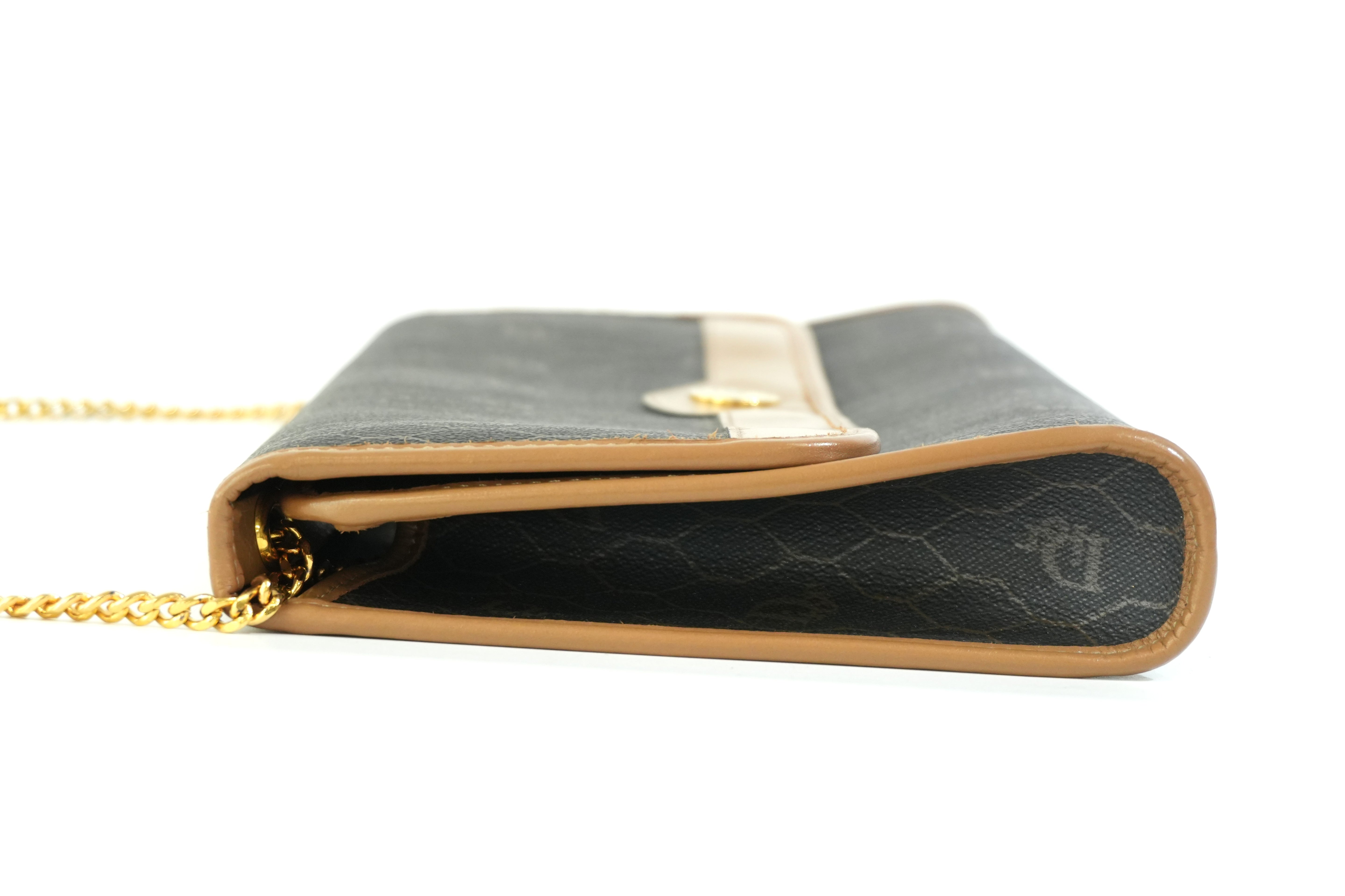 Pre-owned Dior Honeycomb Crossbody Bag Brown