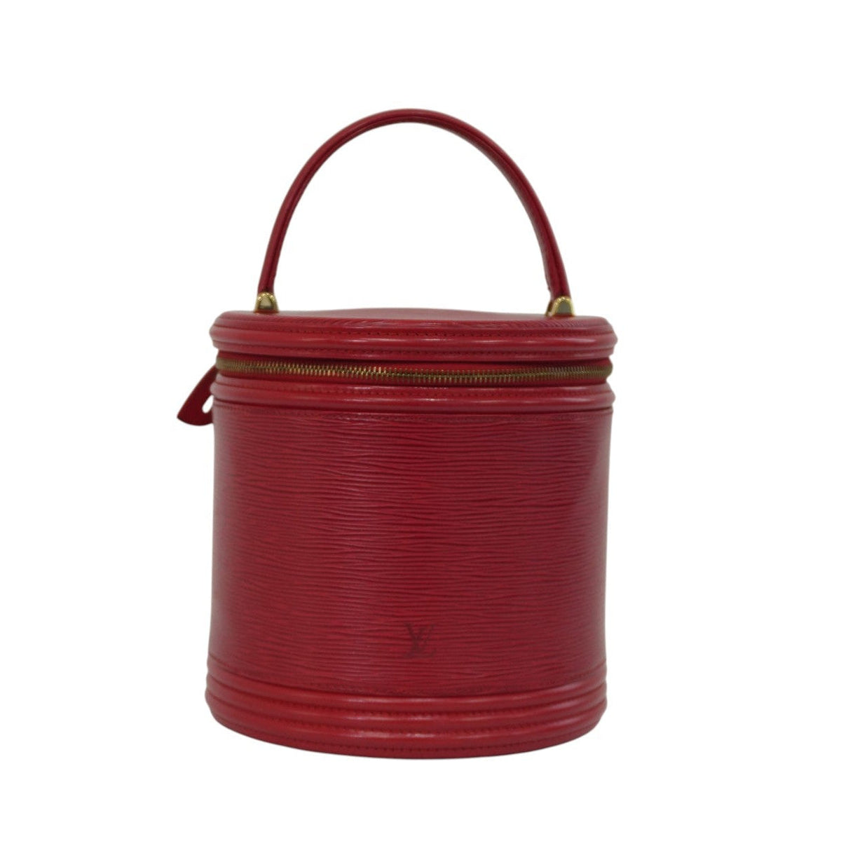 Pre-Owned Louis Vuitton Epi Cannes Vanity Case Red