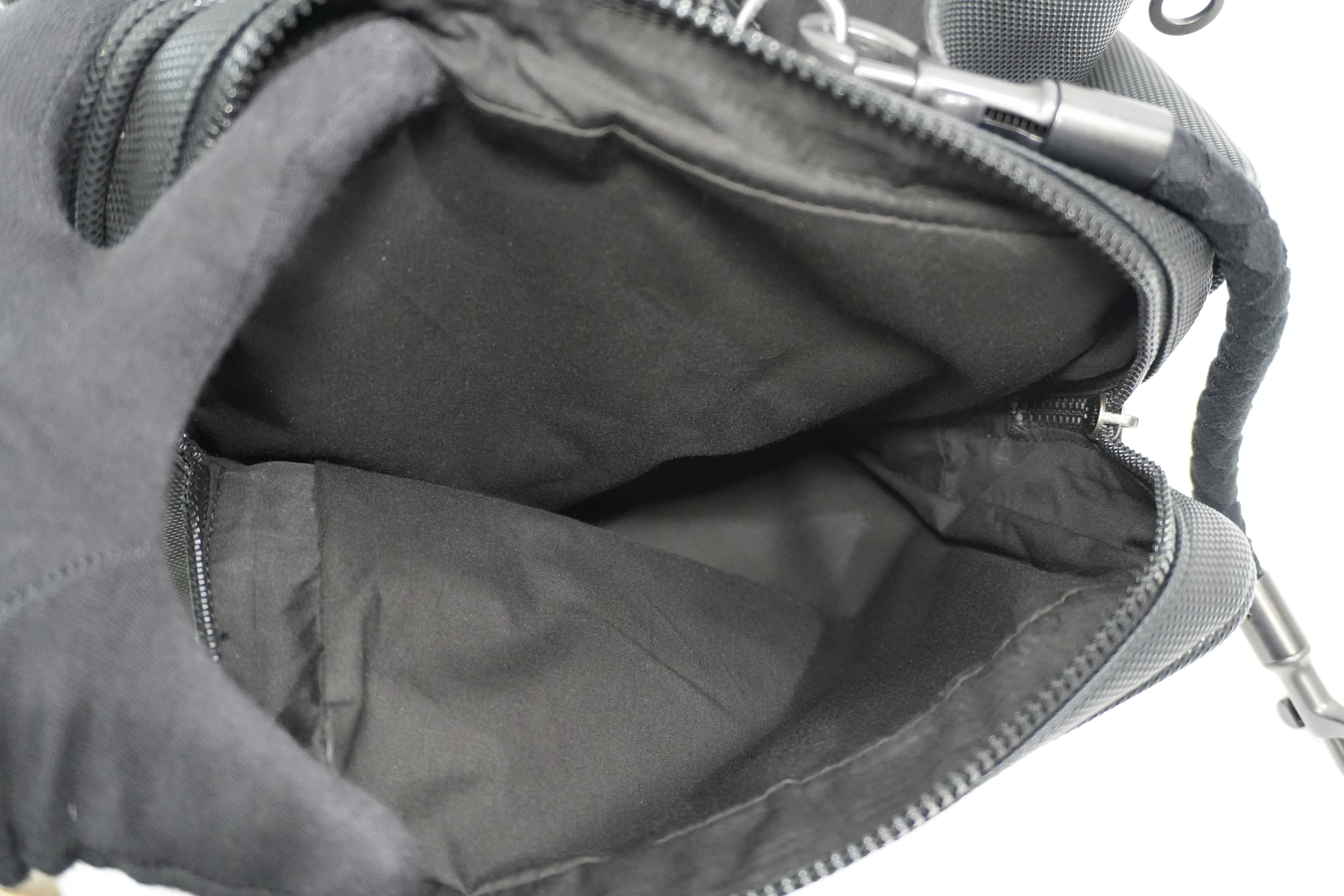 Pre-owned Bottega Duffle Travel Bag Black