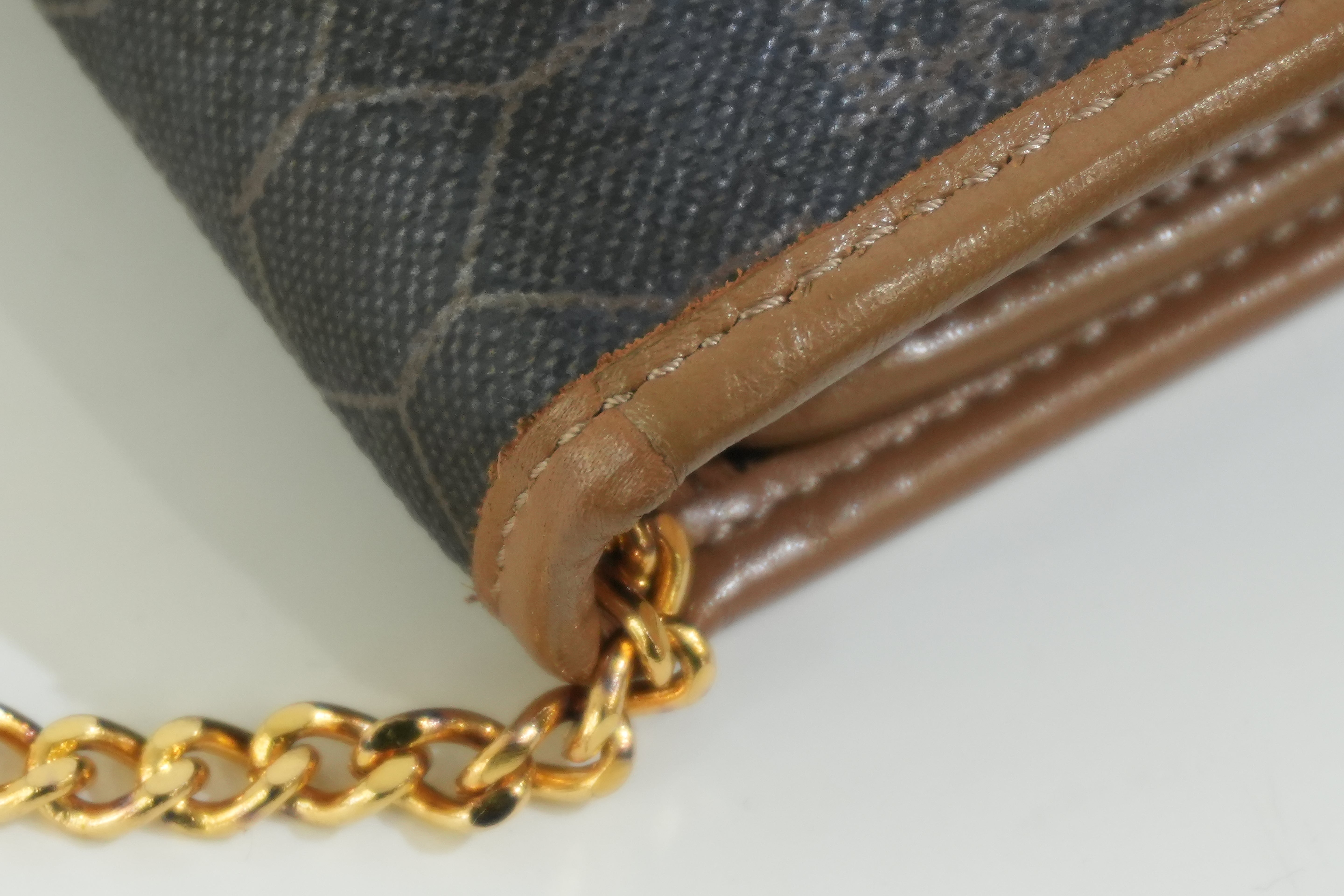 Pre-owned Dior Honeycomb Crossbody Bag Brown