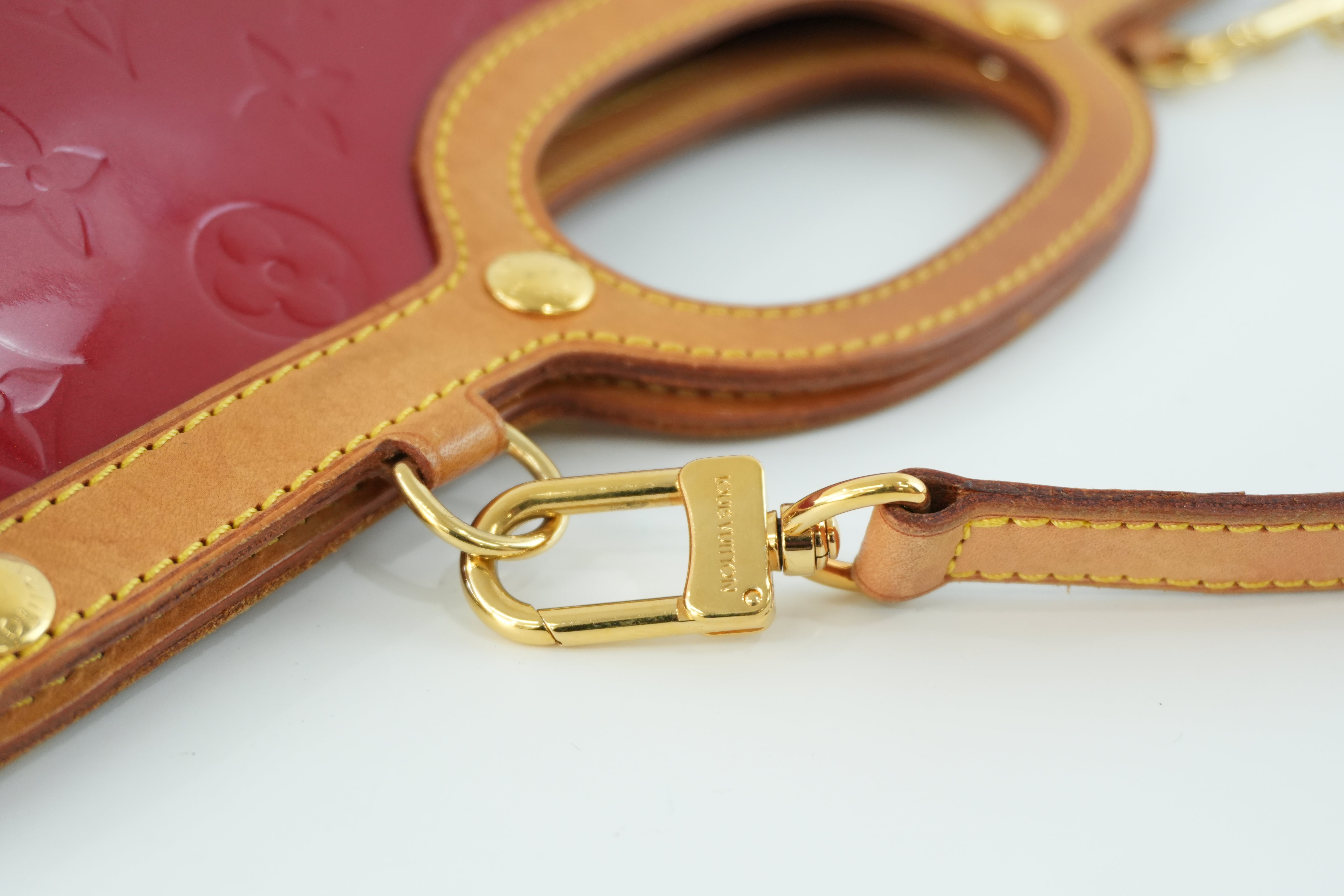 Louis Vuitton Vernis Roxbury Drive Red Used