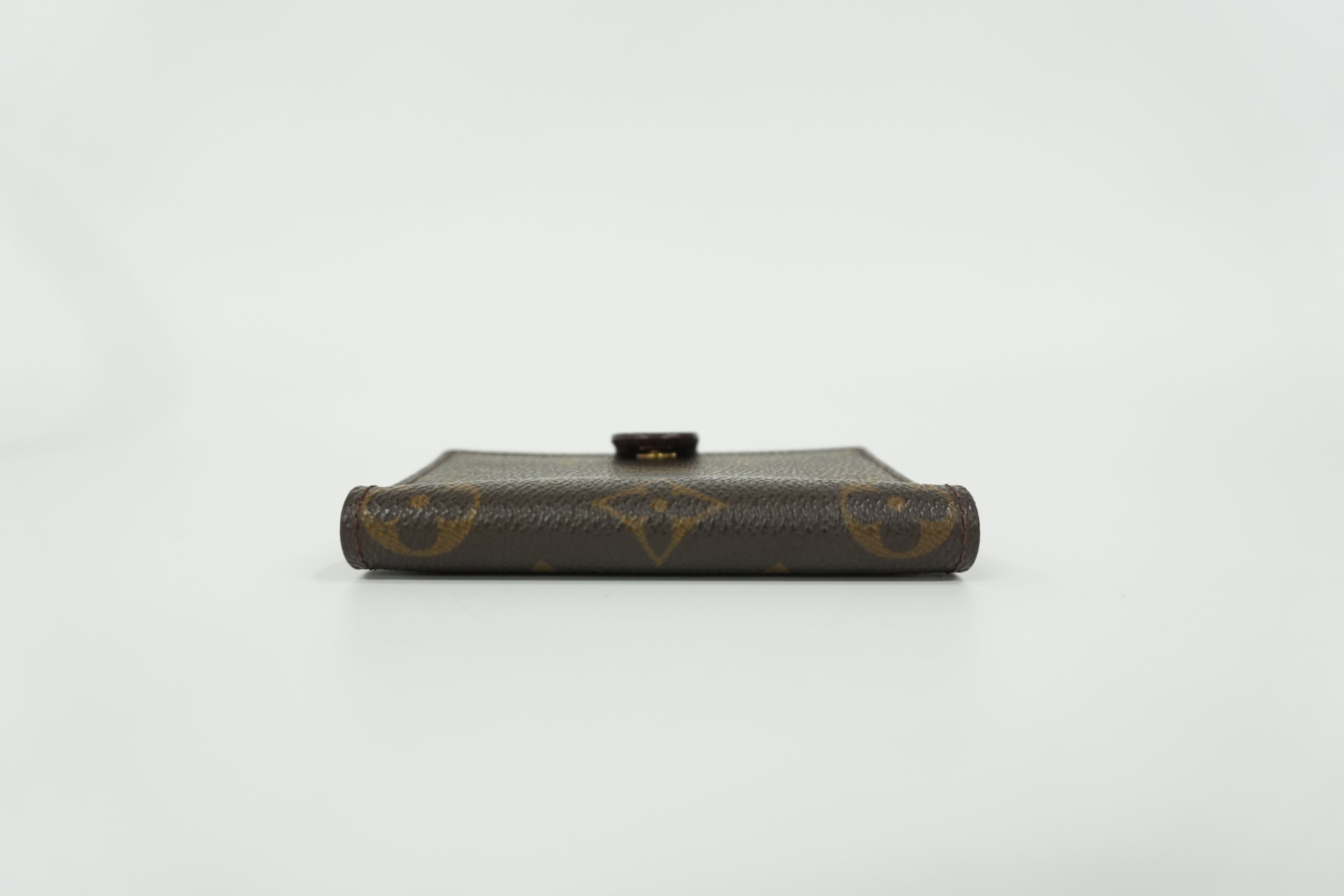 Pre-owned Louis Vuitton Monogram Agenda Card Cover