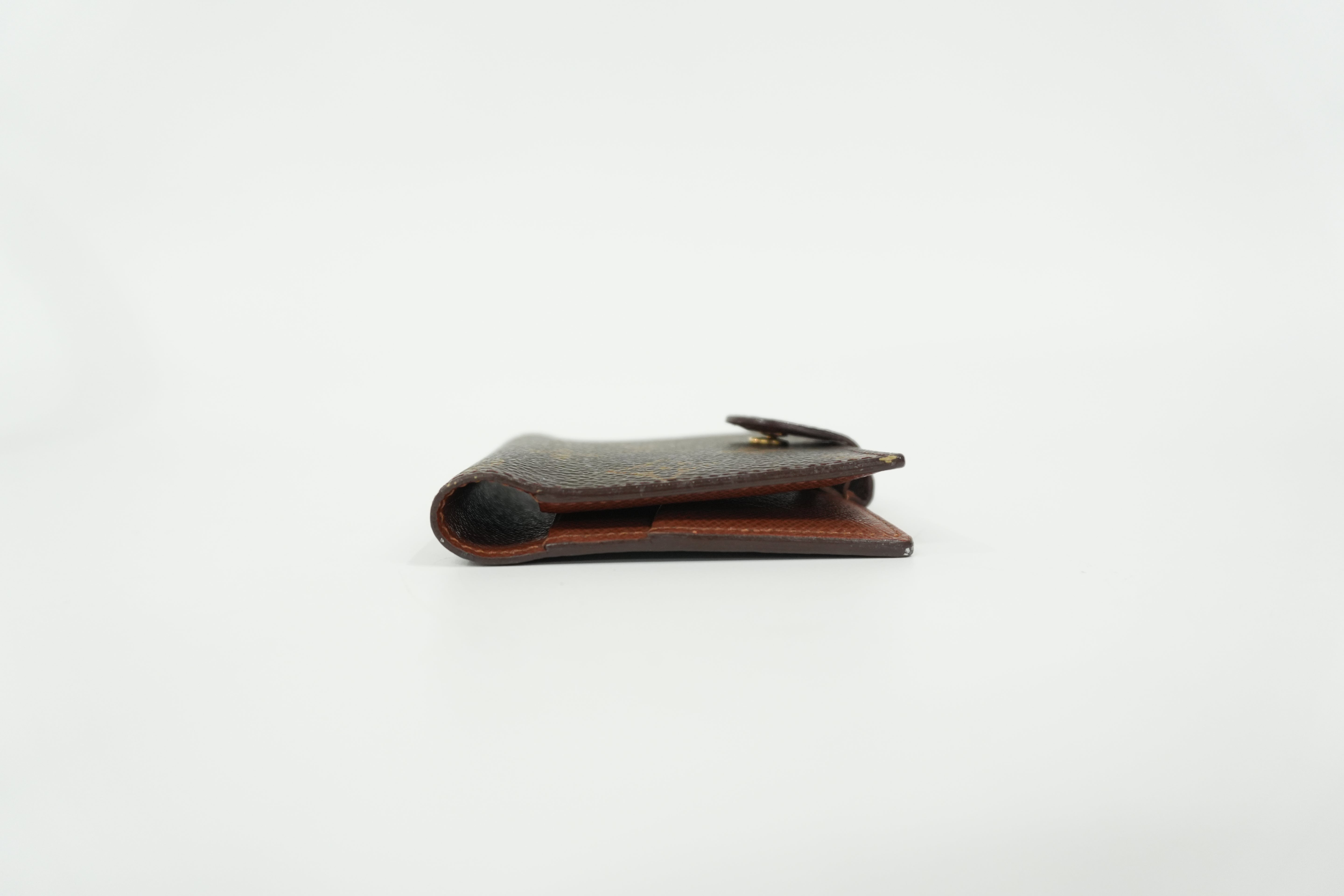 Pre-owned Louis Vuitton Monogram Agenda Card Cover