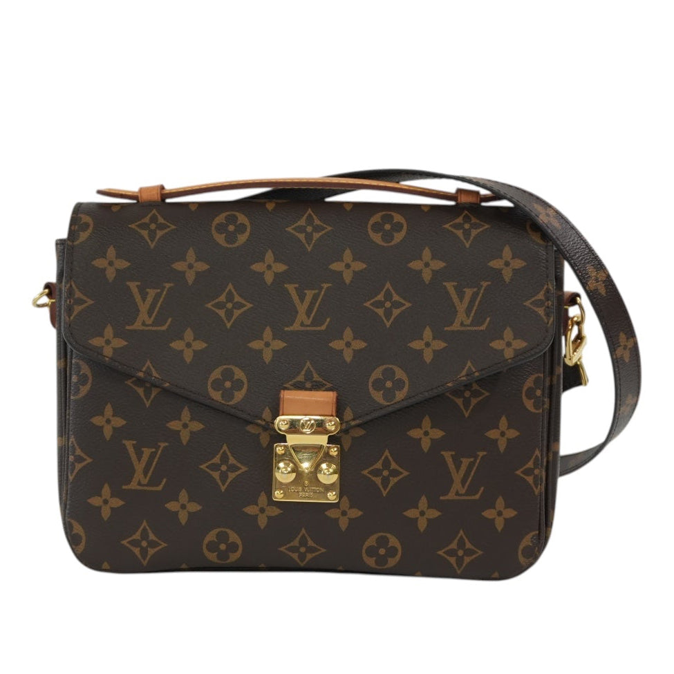 Pre-owned Louis Vuitton Monogram Pochette Metis Shoulder Bag