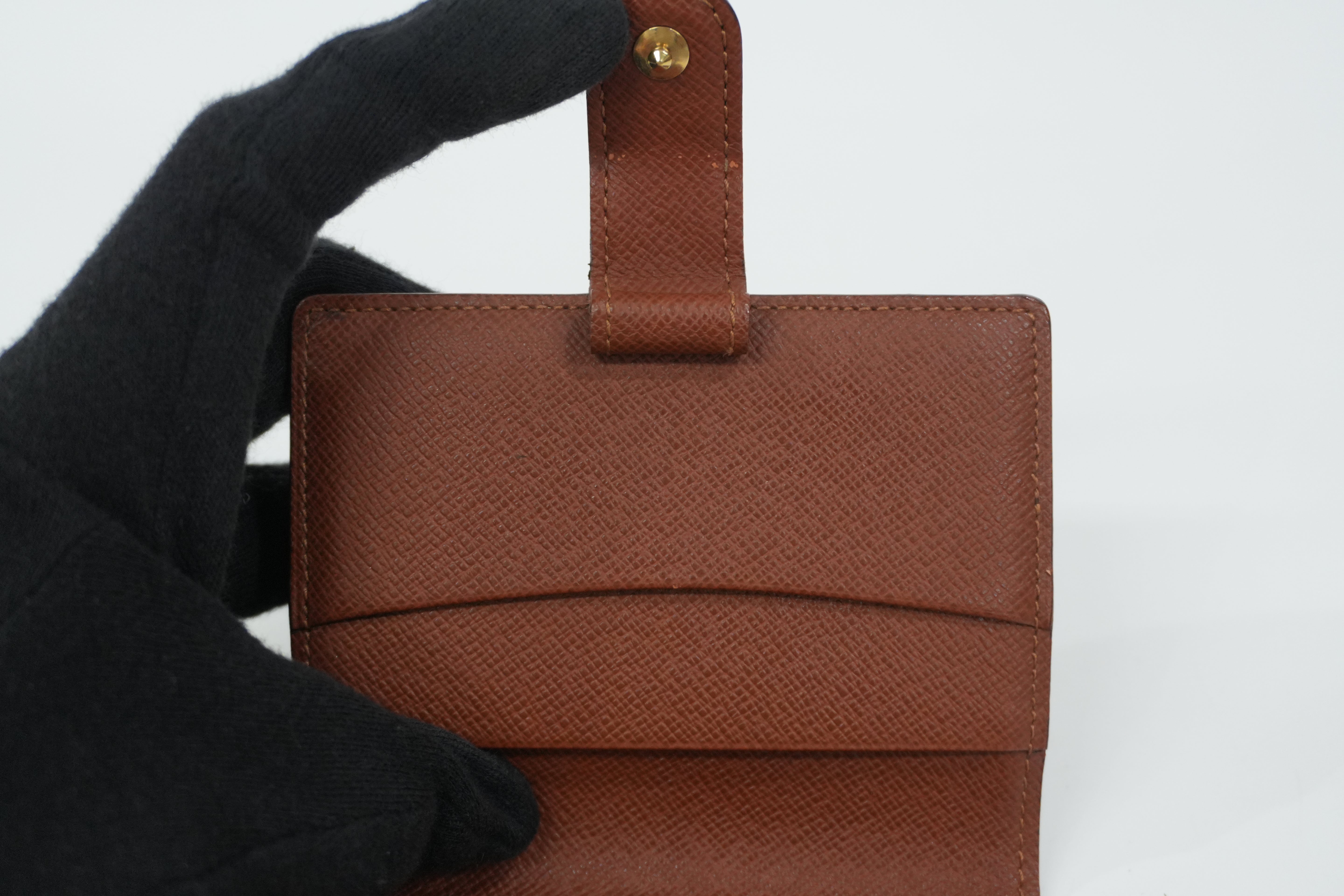 Pre-owned Louis Vuitton Monogram Agenda Card Cover