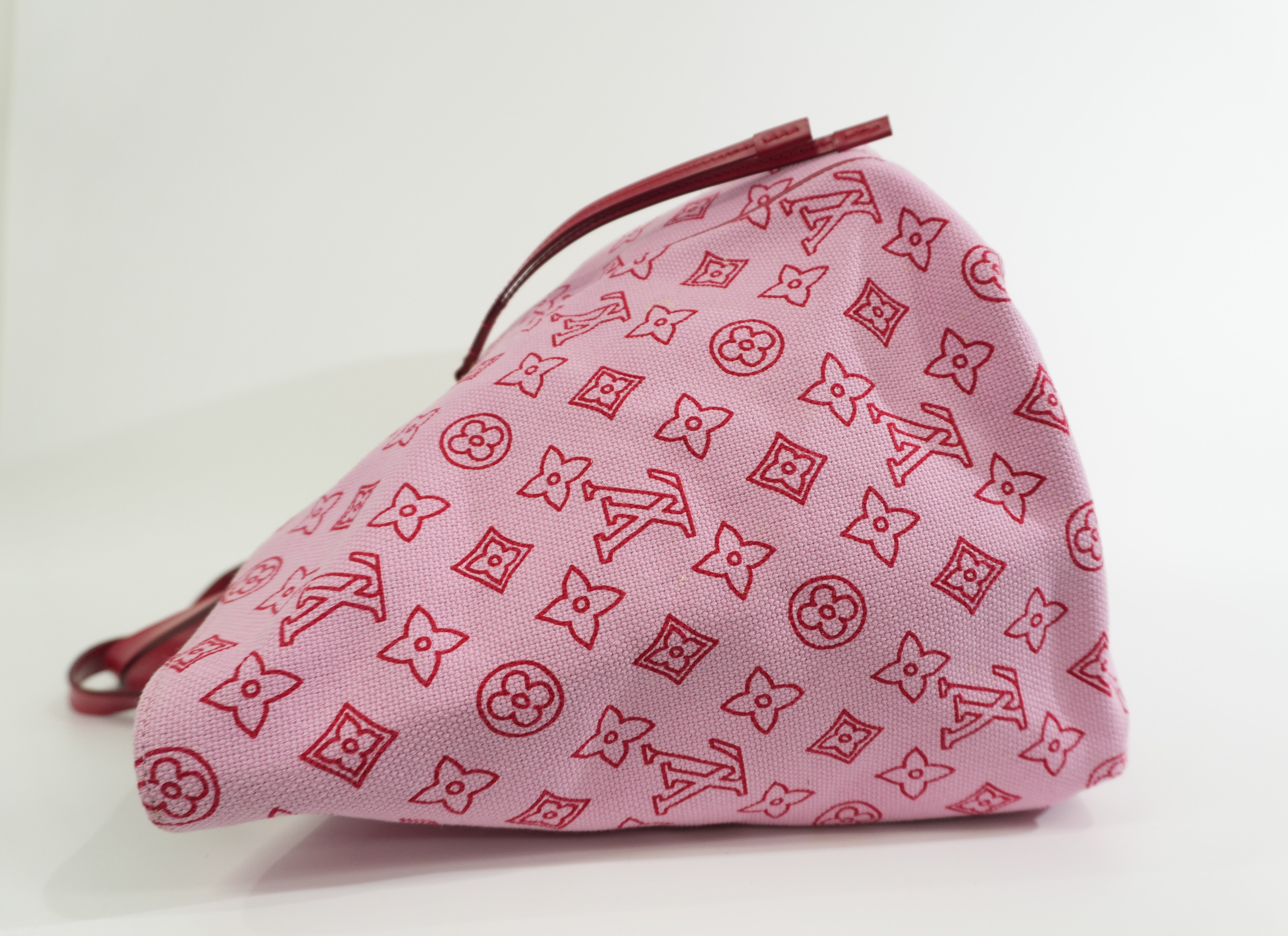 Pre-owned Louis Vuitton Cabas Ipanema GM Tote Bag Pink