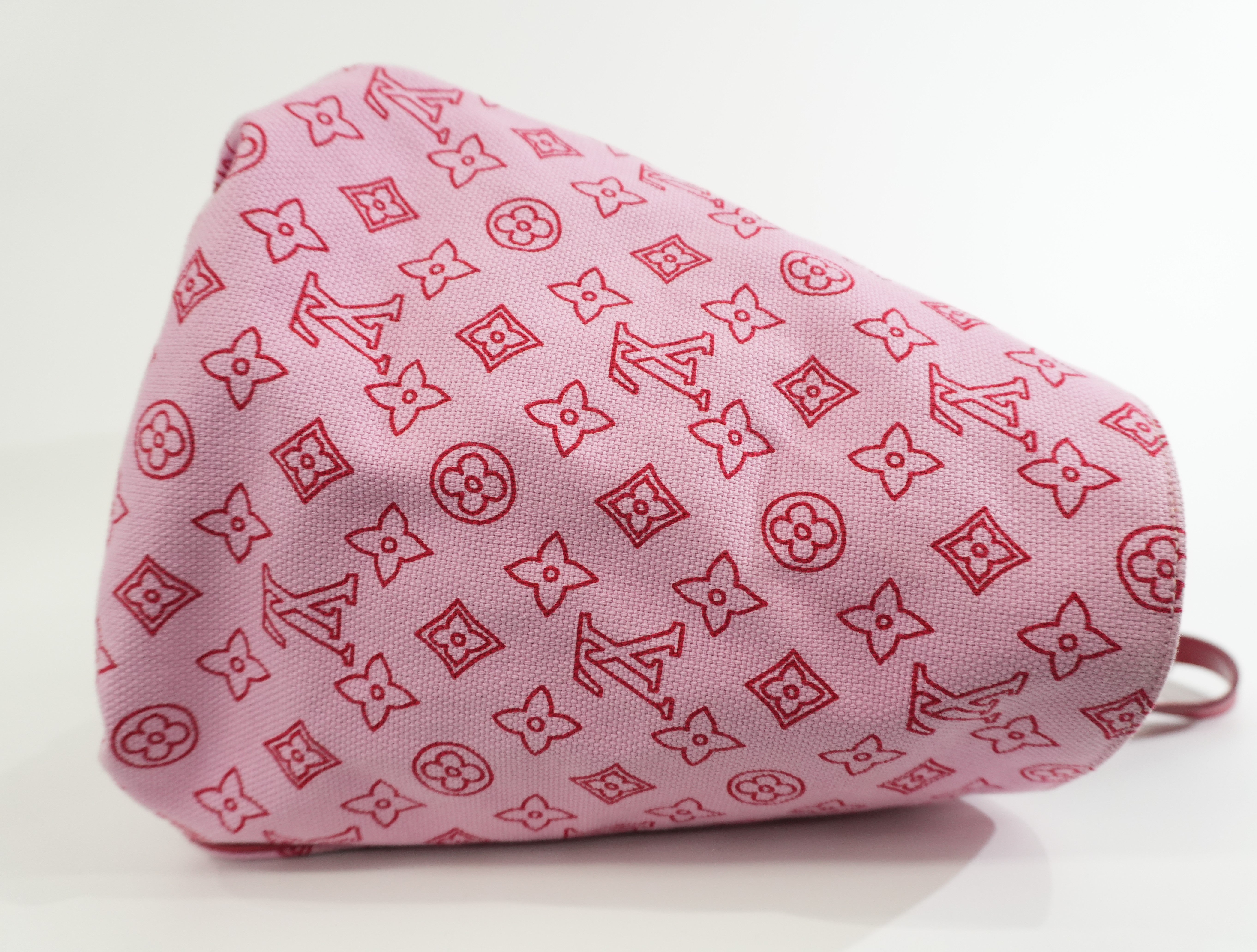 Pre-owned Louis Vuitton Cabas Ipanema GM Tote Bag Pink