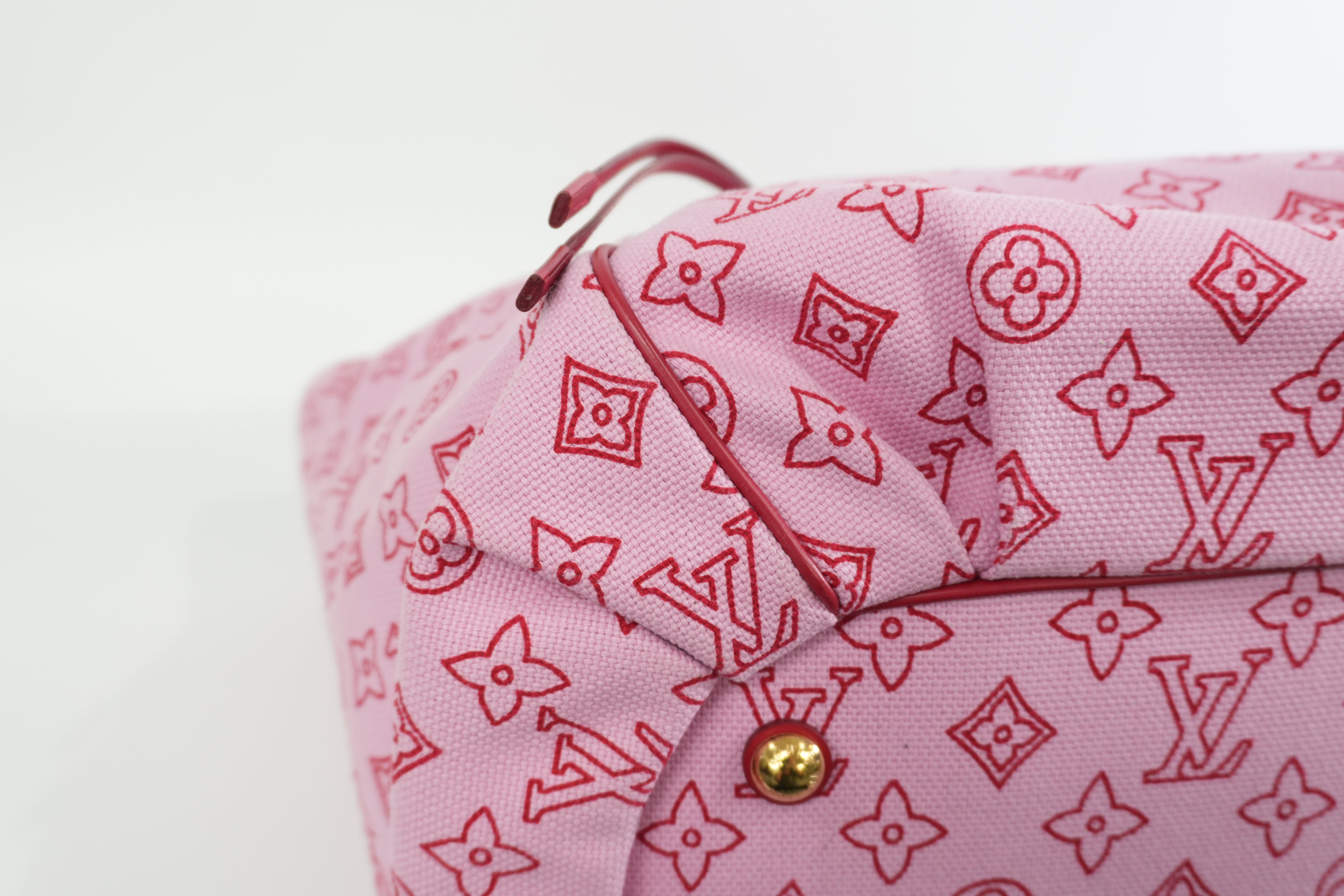 Pre-owned Louis Vuitton Cabas Ipanema GM Tote Bag Pink