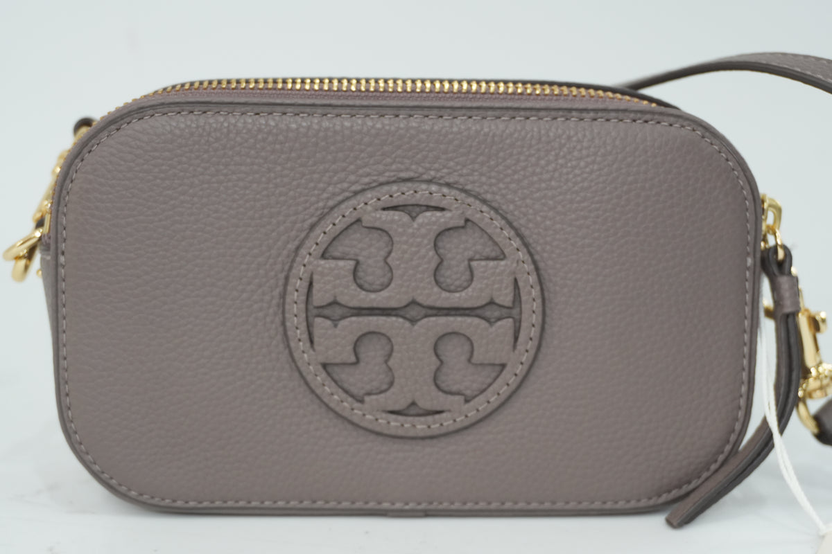 Pre-Owned Tory Burch Camera Bag Crossbody Bag Taupe