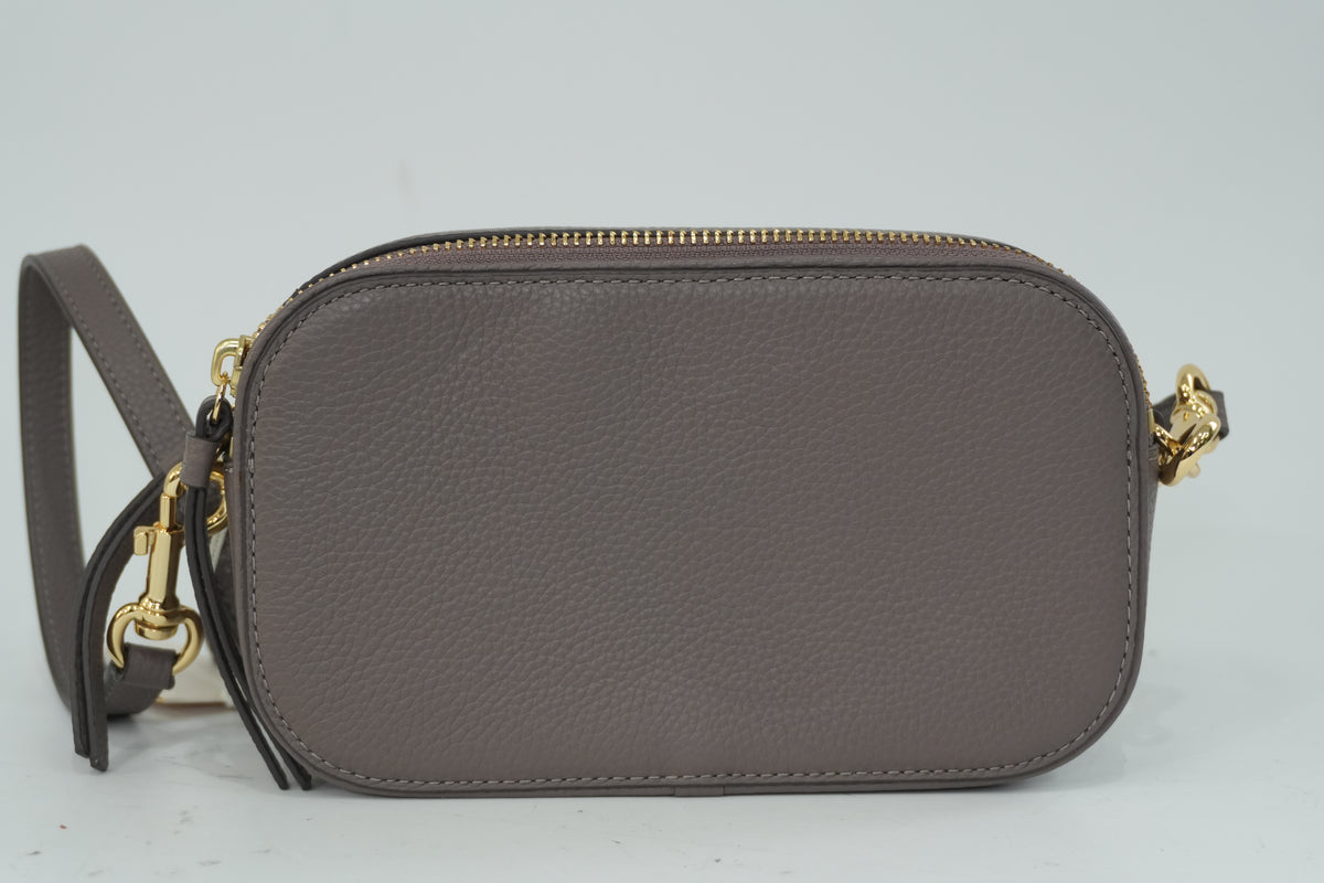 Pre-Owned Tory Burch Camera Bag Crossbody Bag Taupe