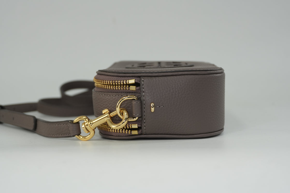 Pre-Owned Tory Burch Camera Bag Crossbody Bag Taupe