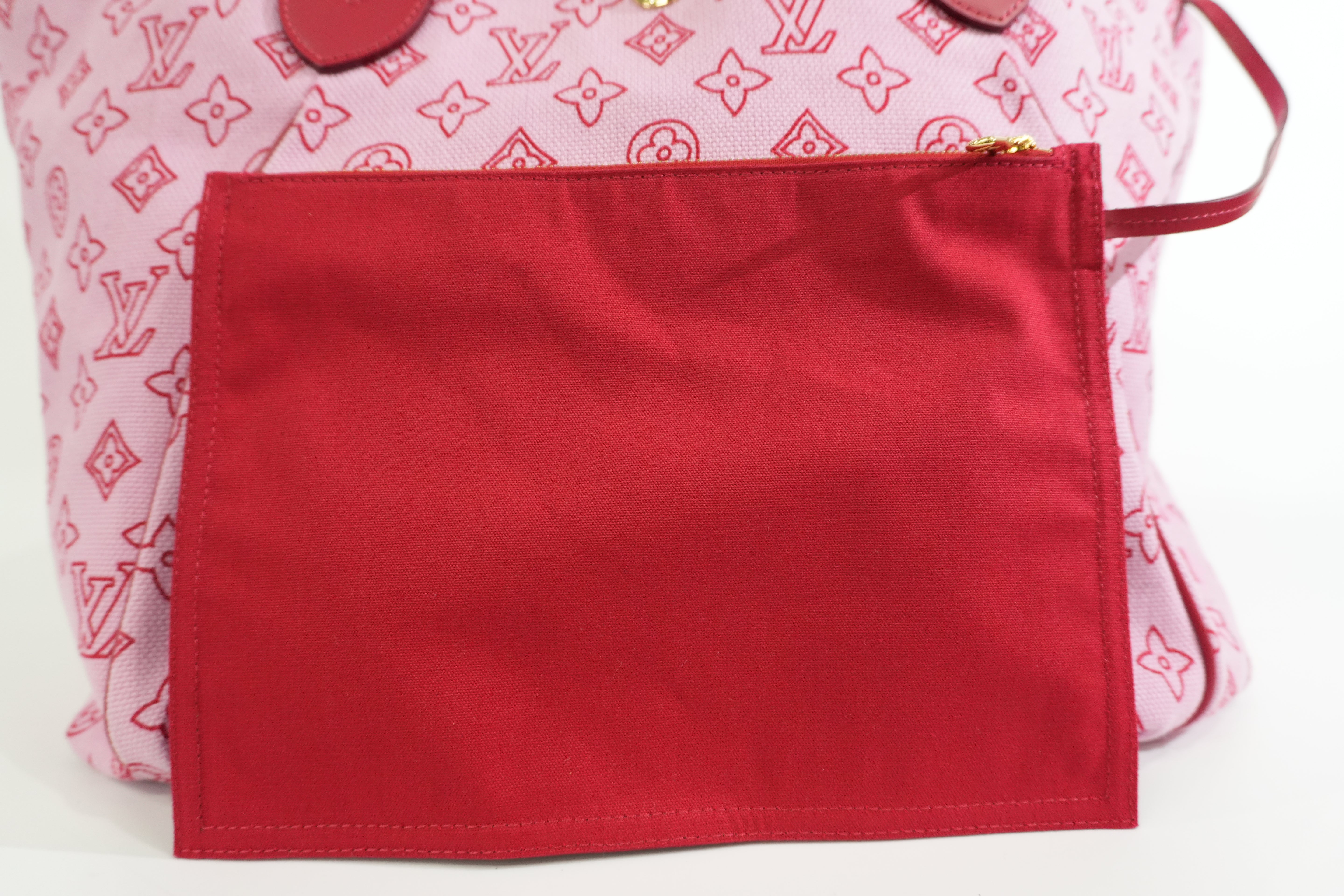 Pre-owned Louis Vuitton Cabas Ipanema GM Tote Bag Pink