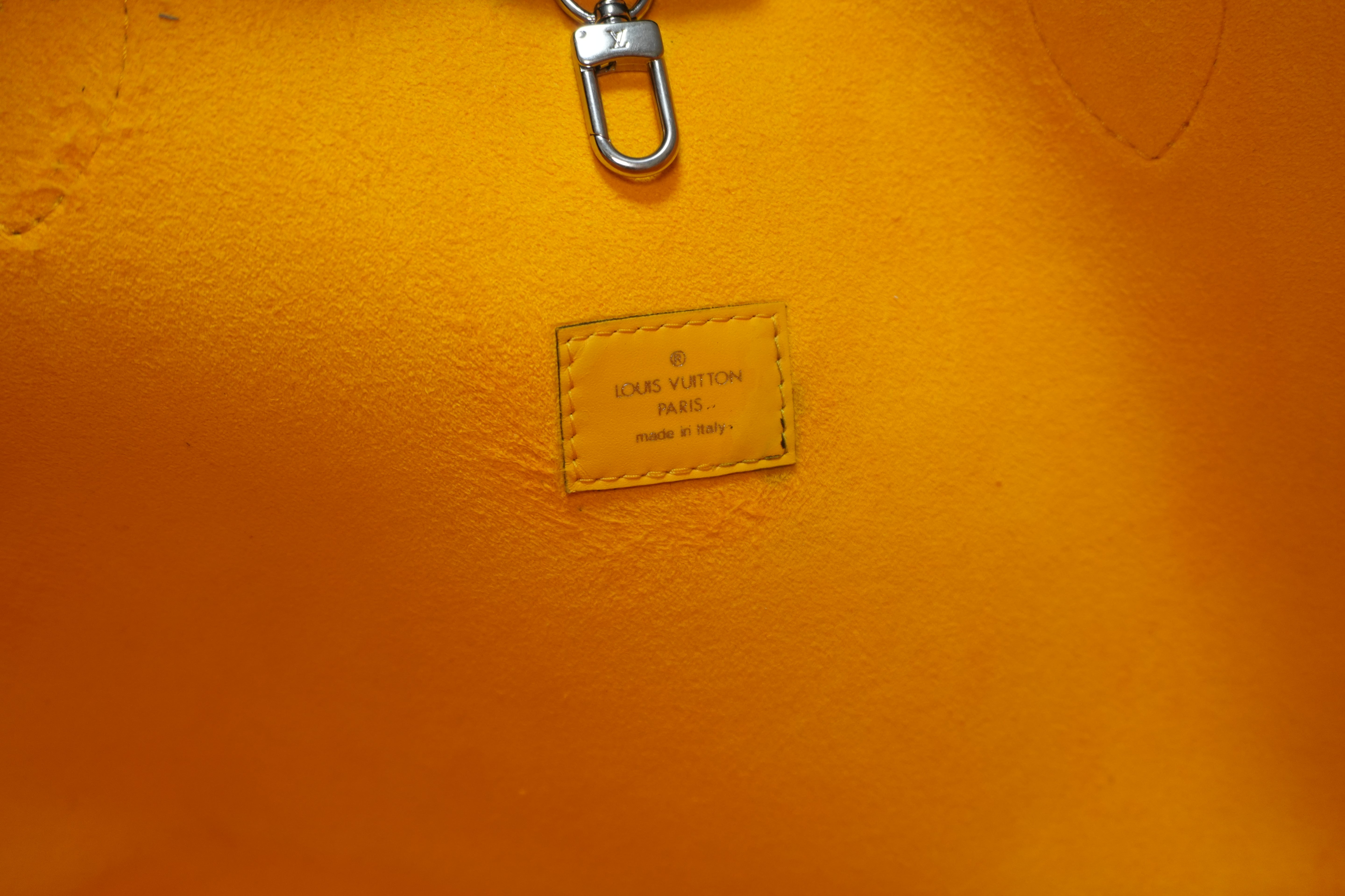 Louis Vuitton Epin Neverfull MM Shoulder Tote Bag Yellow Used