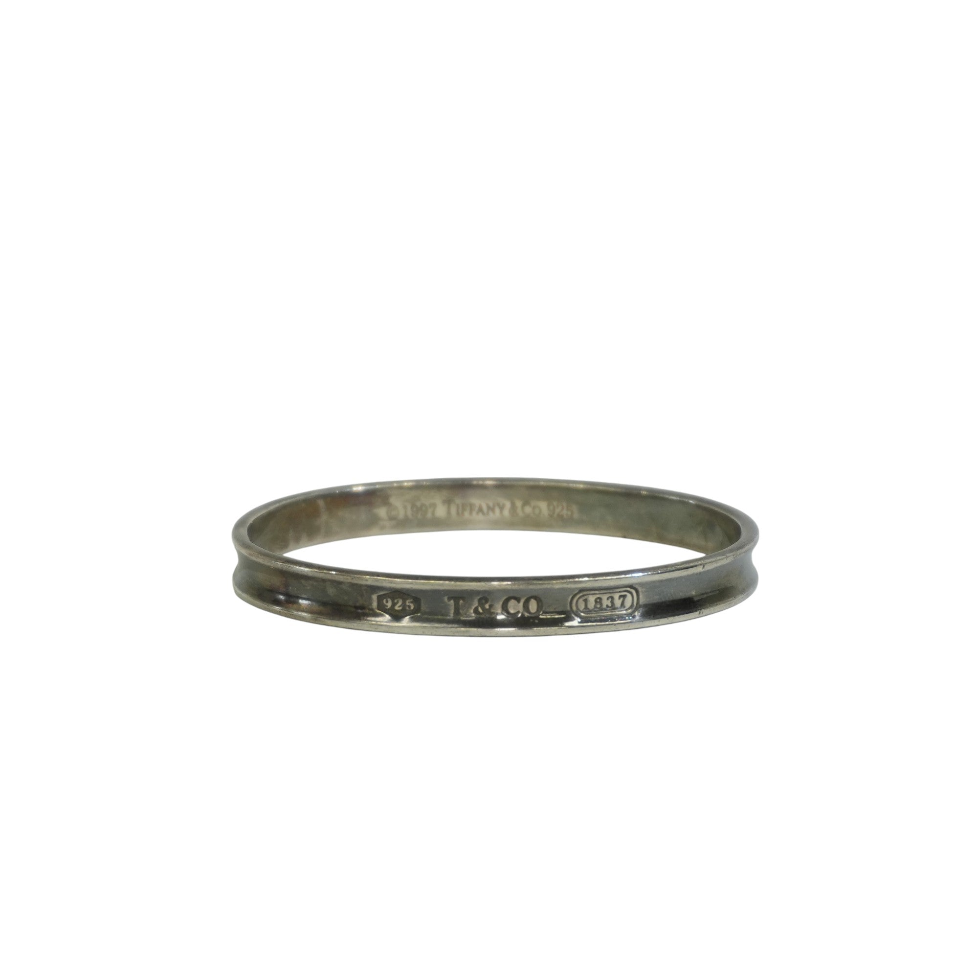 Pre-owned Tiffany & CO. Silver Bangle