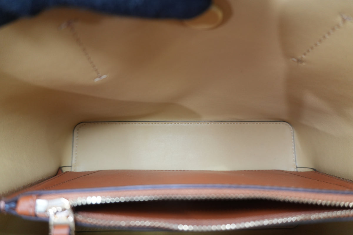 Pre-Owned Tory Burch Two-Way Blake Shoulder Bag Brown