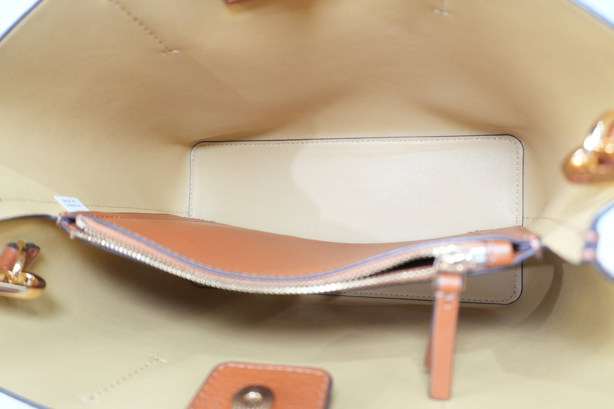 Pre-Owned Tory Burch Two-Way Blake Shoulder Bag Brown