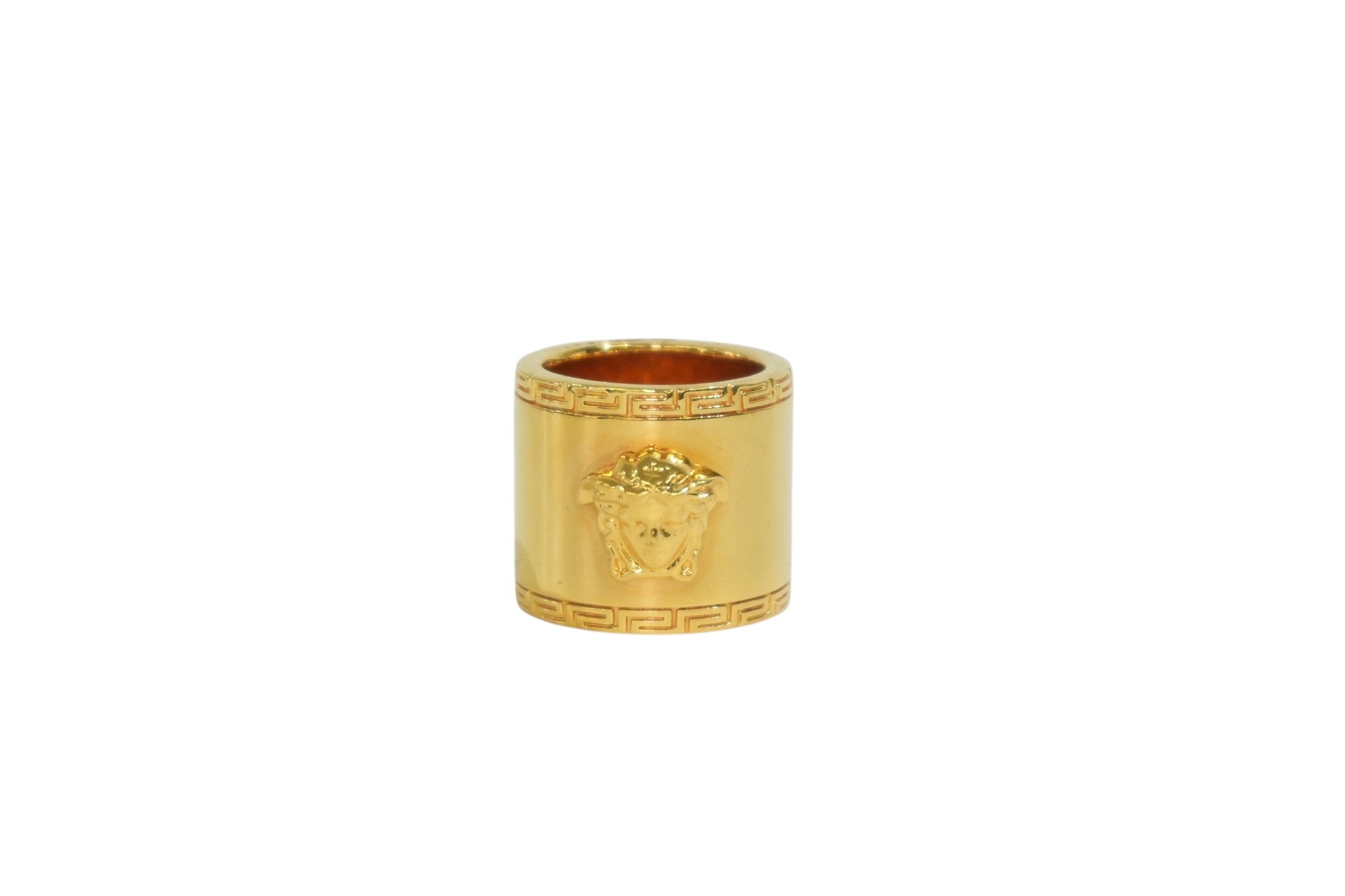 Pre-owned Versace Fashion Gold Ring