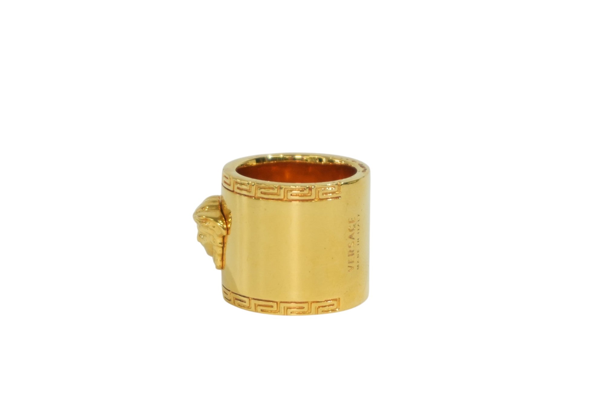 Pre-owned Versace Fashion Gold Ring