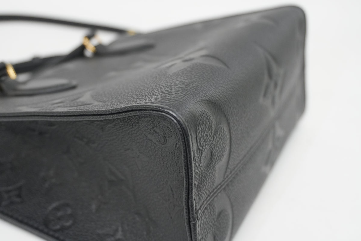 Pre-Owned Louis Vuitton Two Way Empriente On The Go BB Tote Bag Black PM