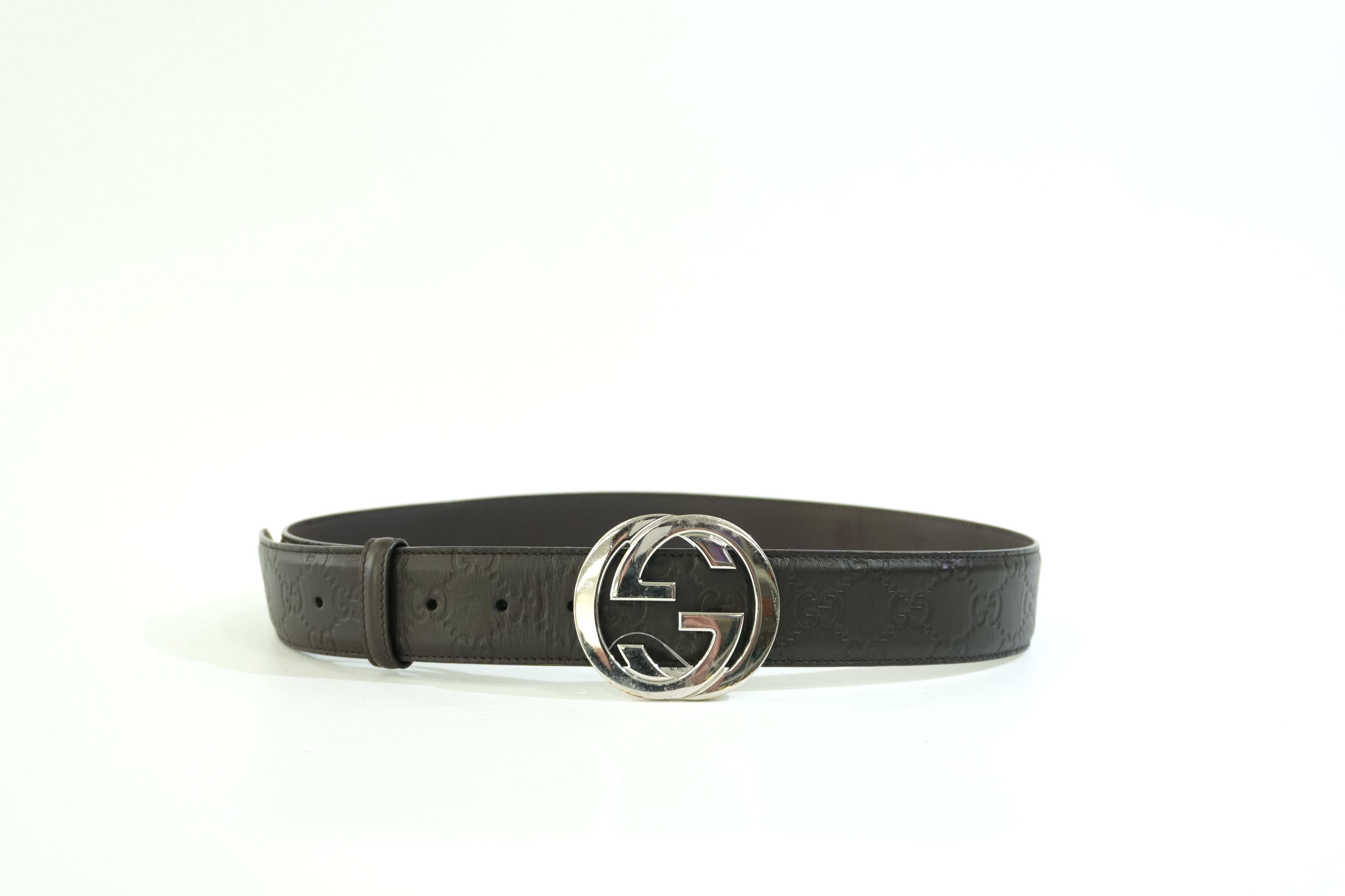 Pre-owned Gucci Belt Brown