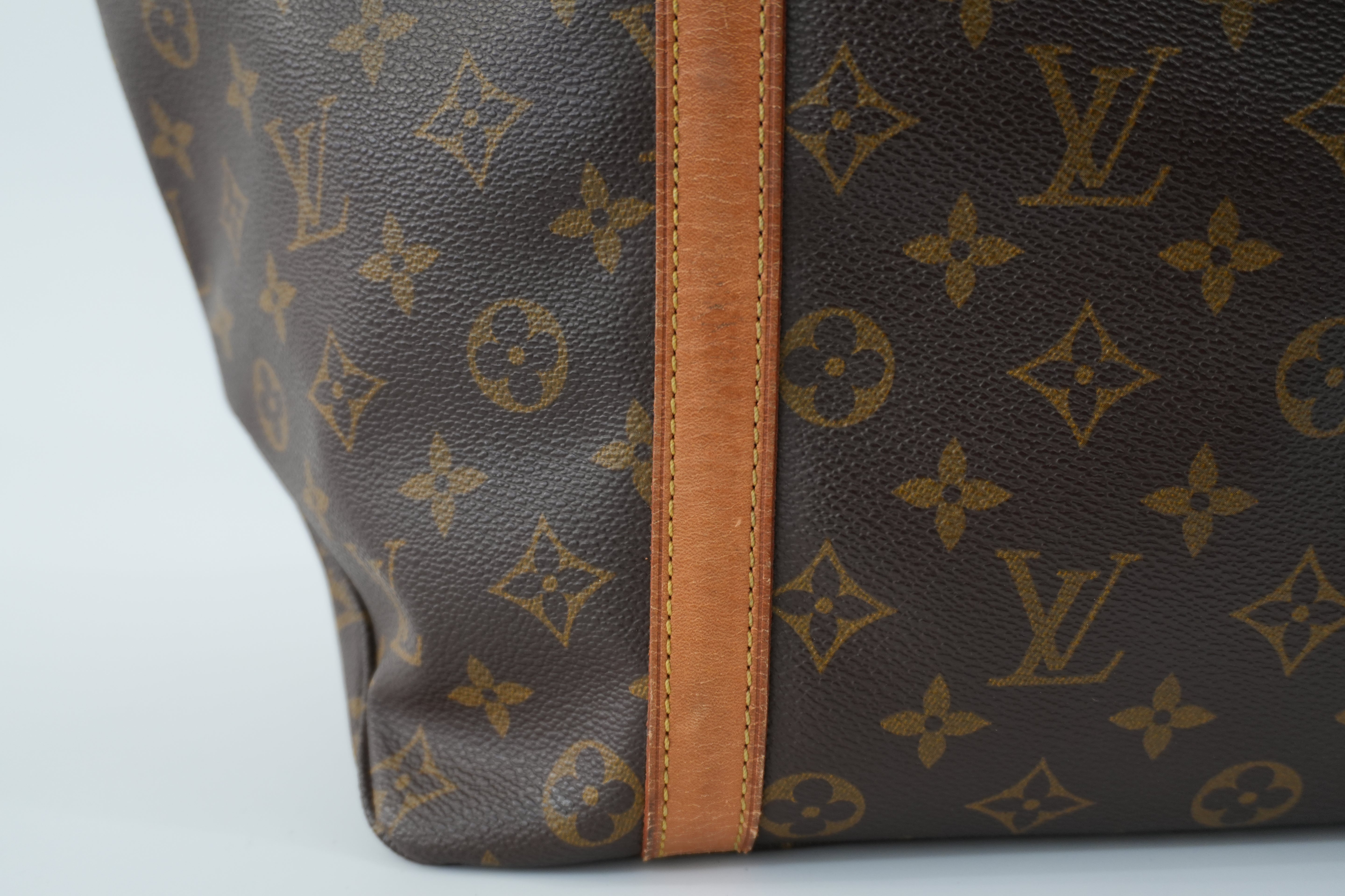 Louis Vuitton Monogram Sac Shopping GM Shoulder Tote Bag Used
