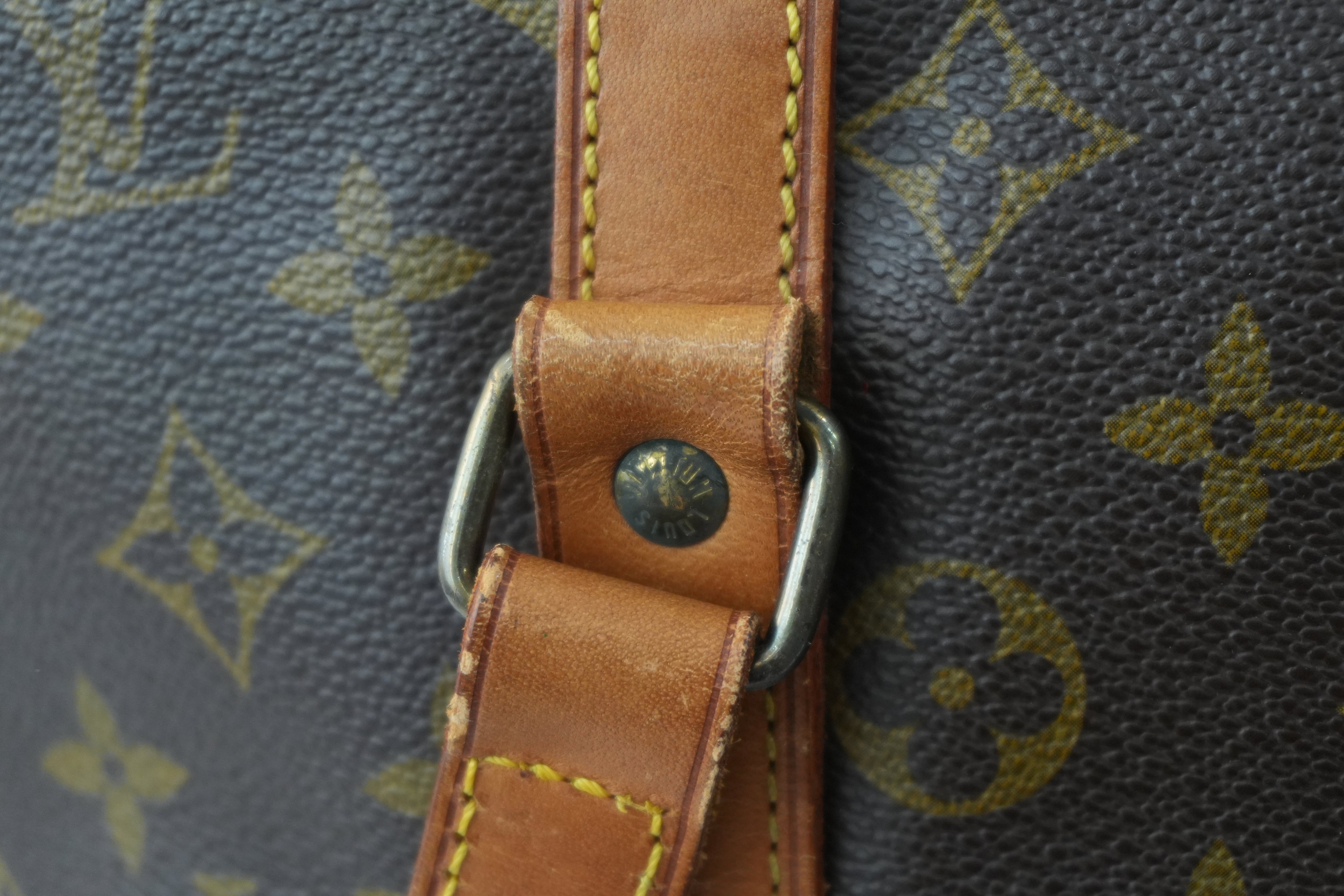 Louis Vuitton Monogram Sac Shopping GM Shoulder Tote Bag Used