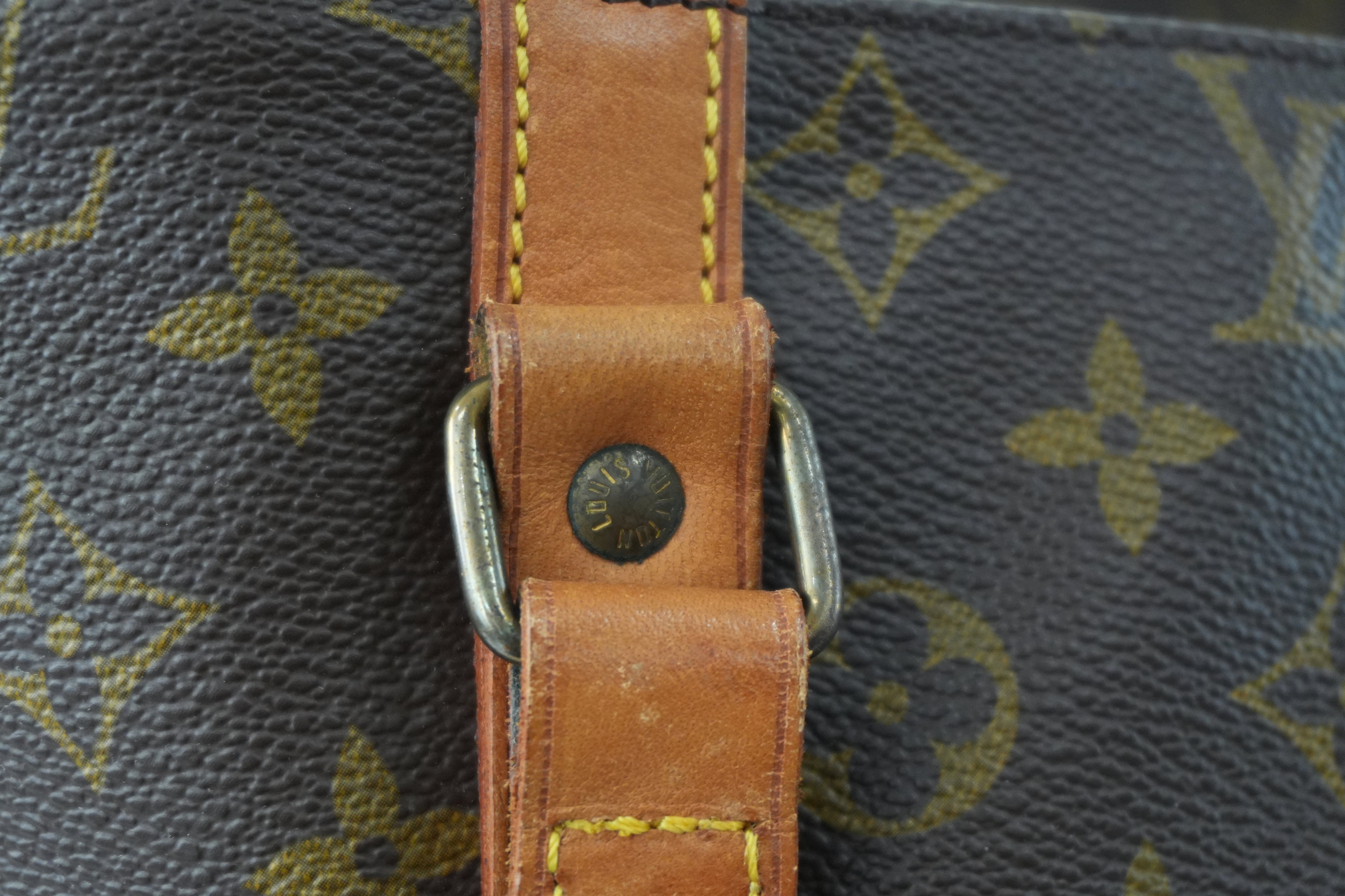 Louis Vuitton Monogram Sac Shopping GM Shoulder Tote Bag Used