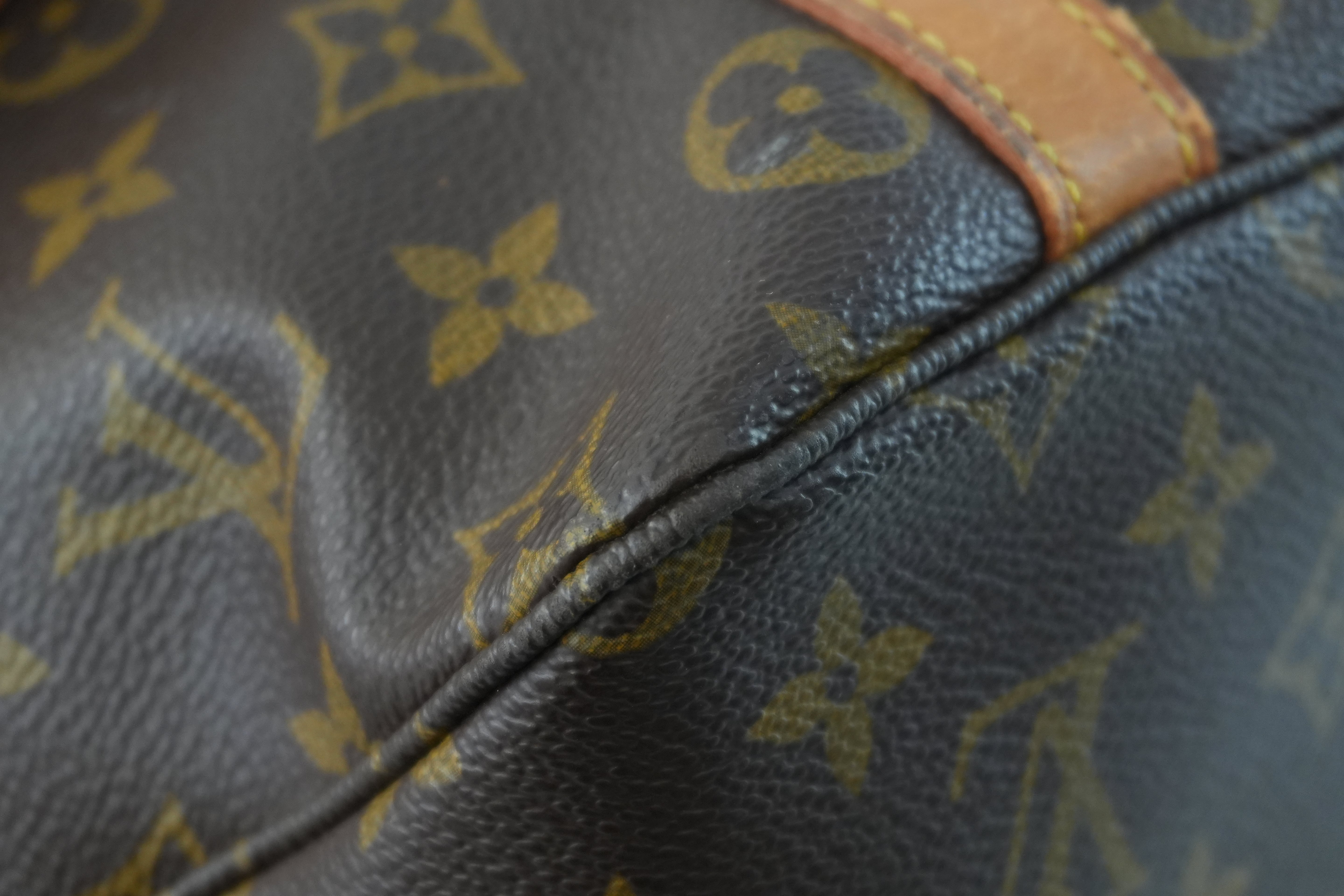 Louis Vuitton Monogram Sac Shopping GM Shoulder Tote Bag Used