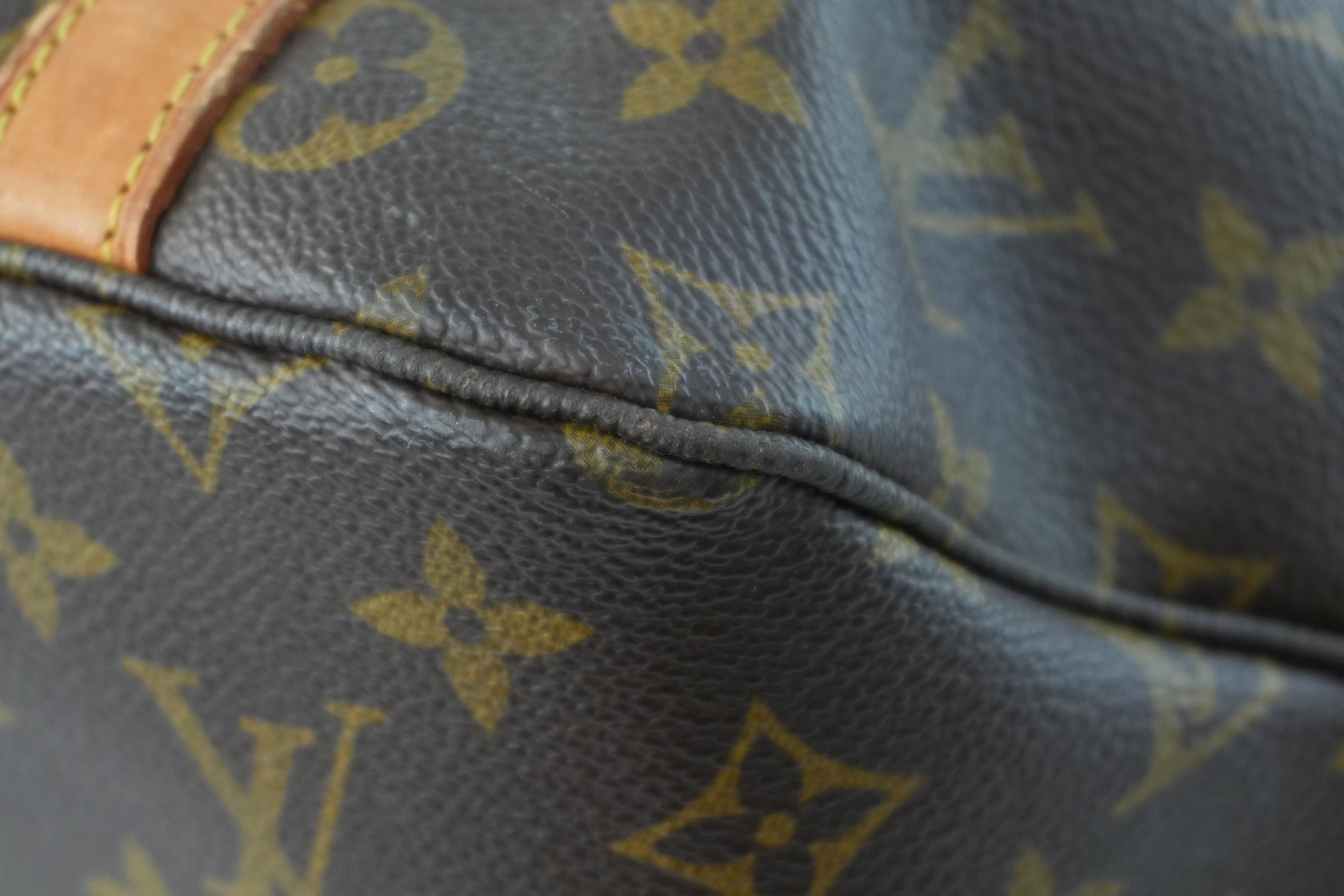 Louis Vuitton Monogram Sac Shopping GM Shoulder Tote Bag Used