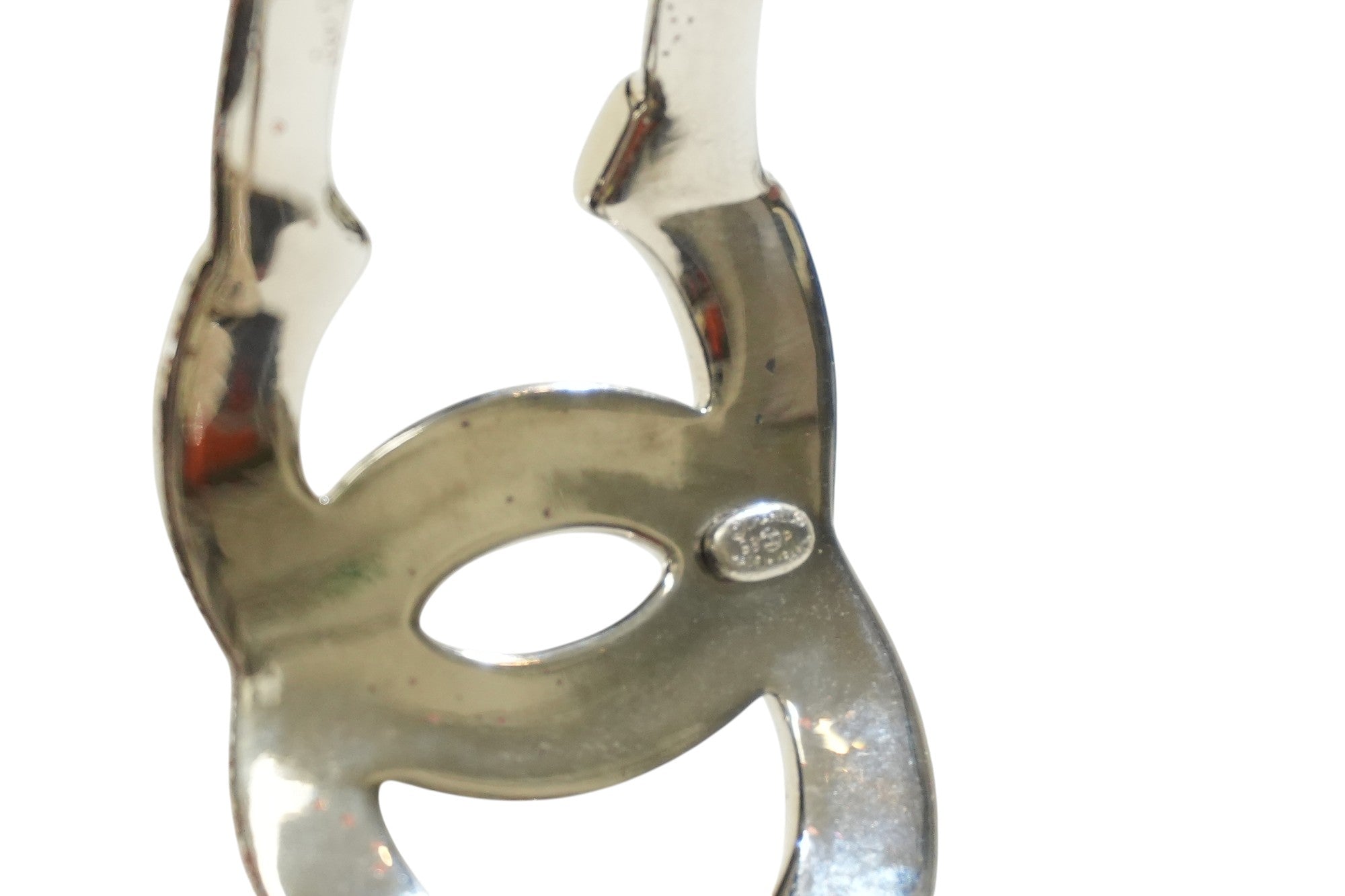 Pre-owned Chanel Bangle Silver tone