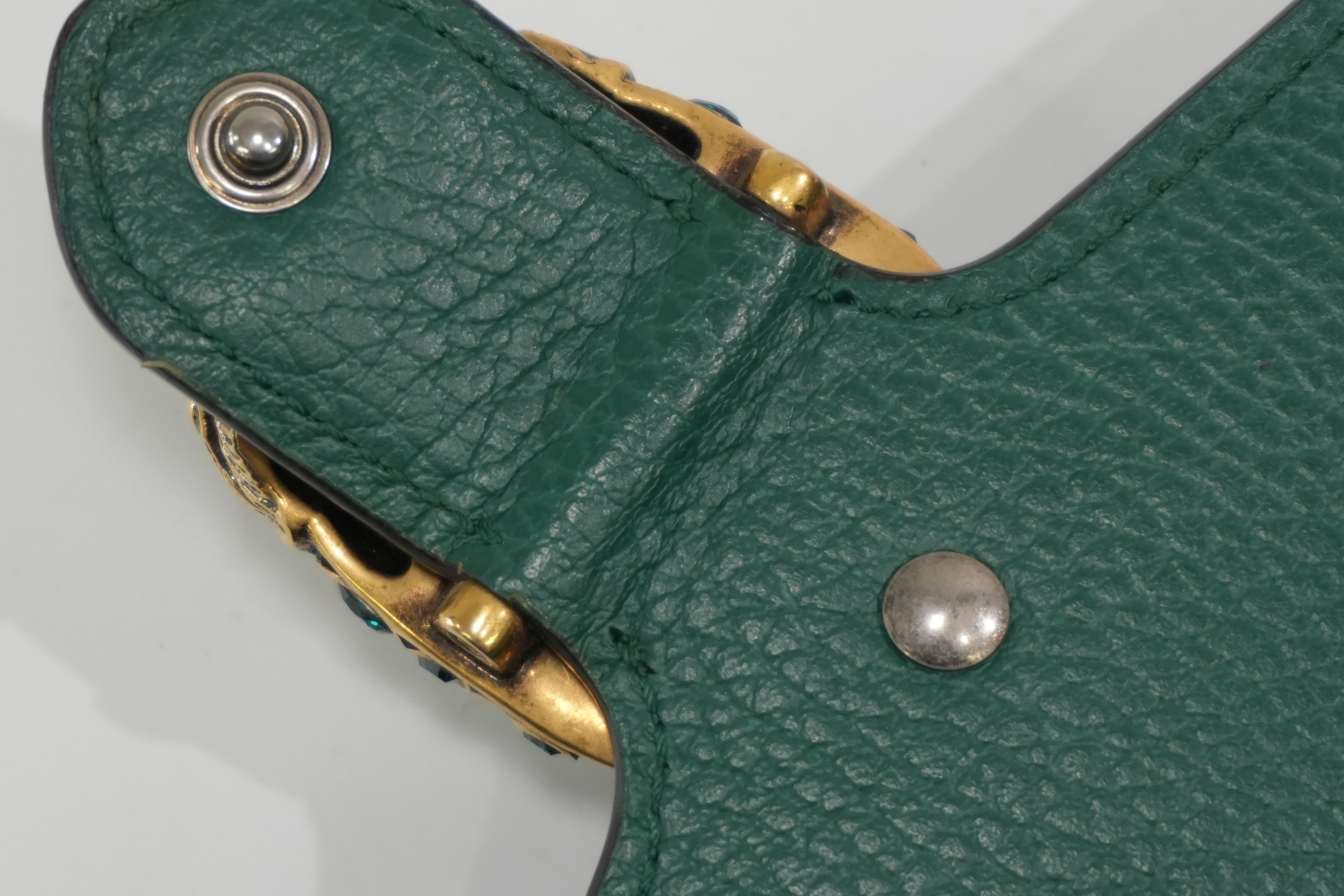 Pre-owned Gucci Dionysus Chain Shoulder Bag Green